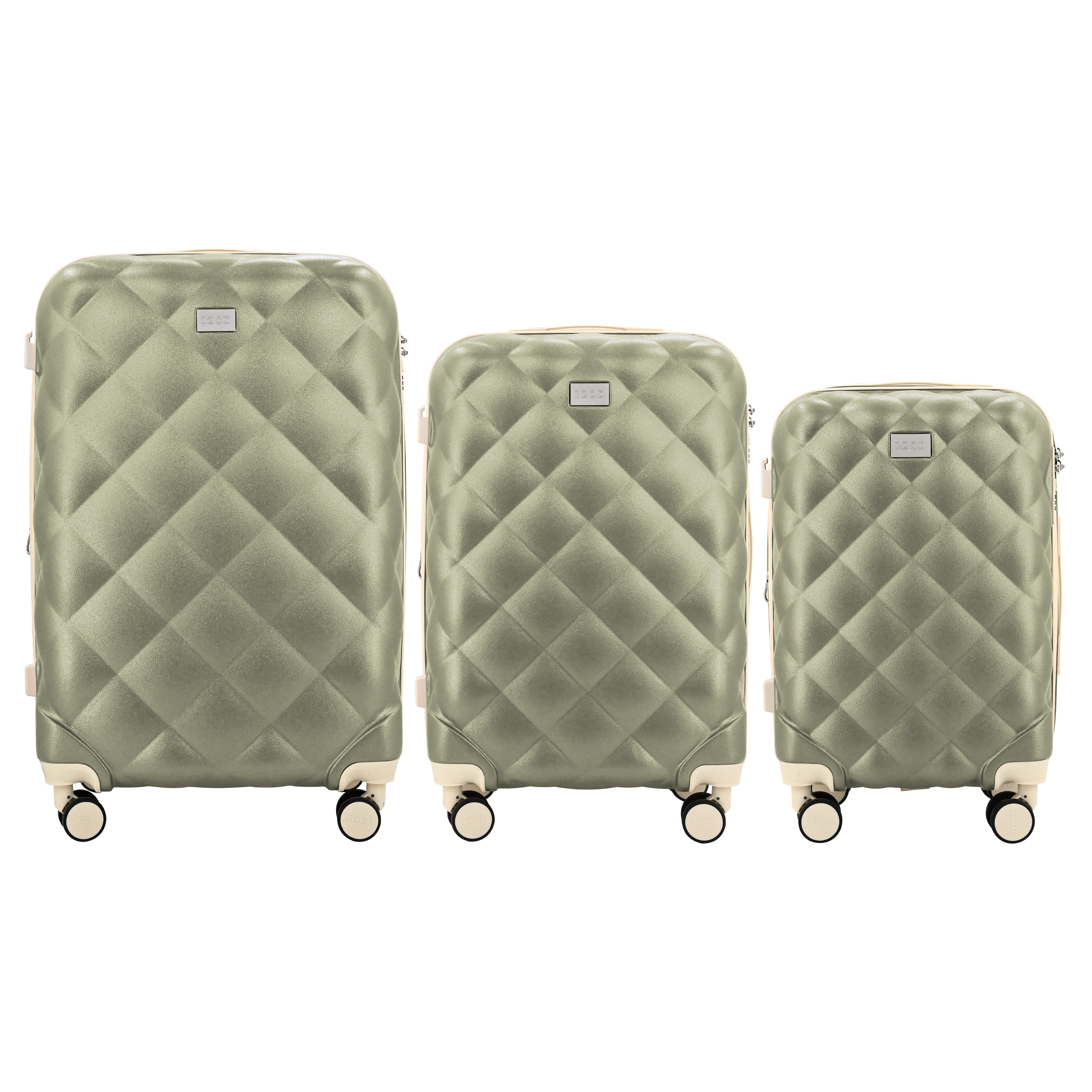 IZOD Fit 3 Piece Luggage Set