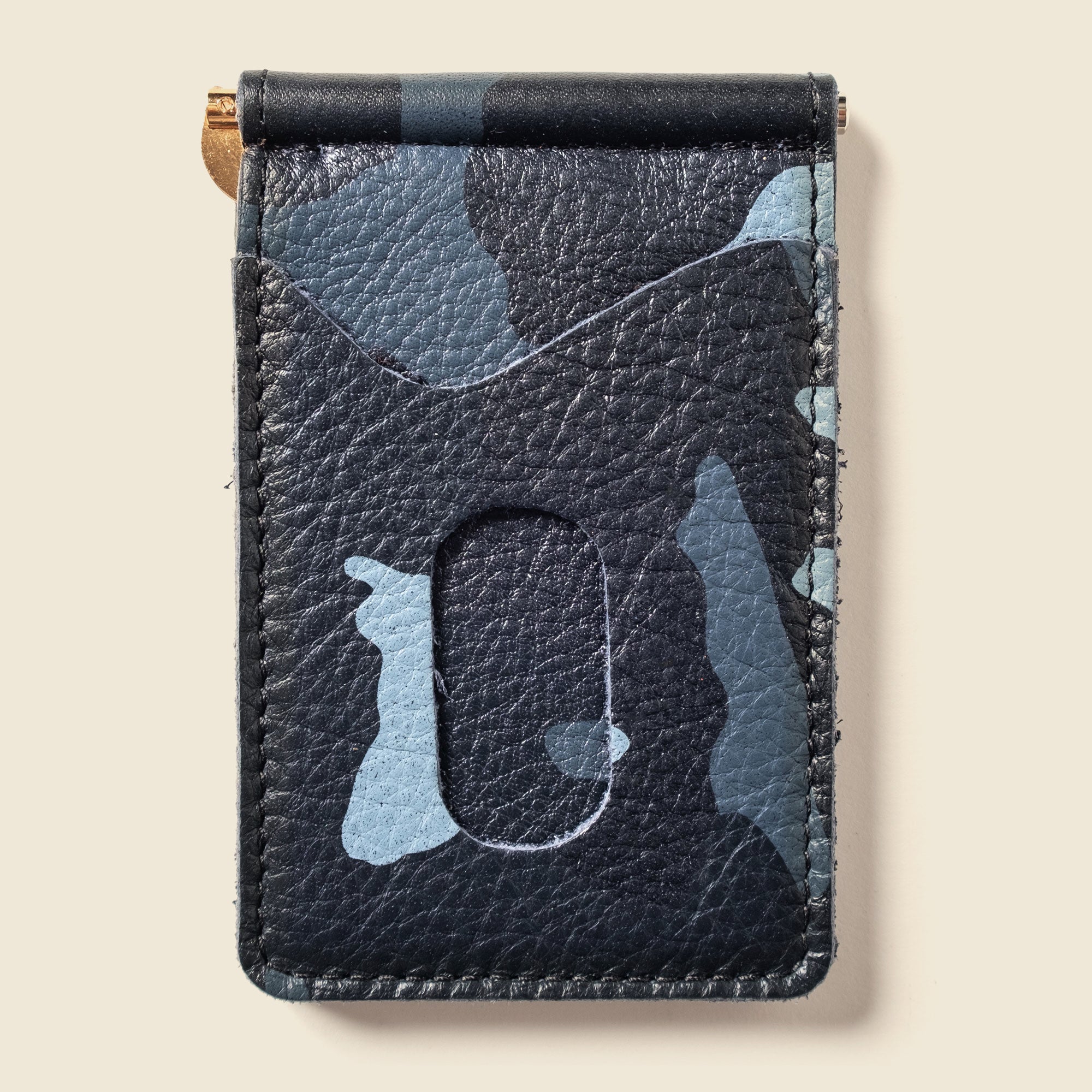 Money Clip Wallet - Blue Camo