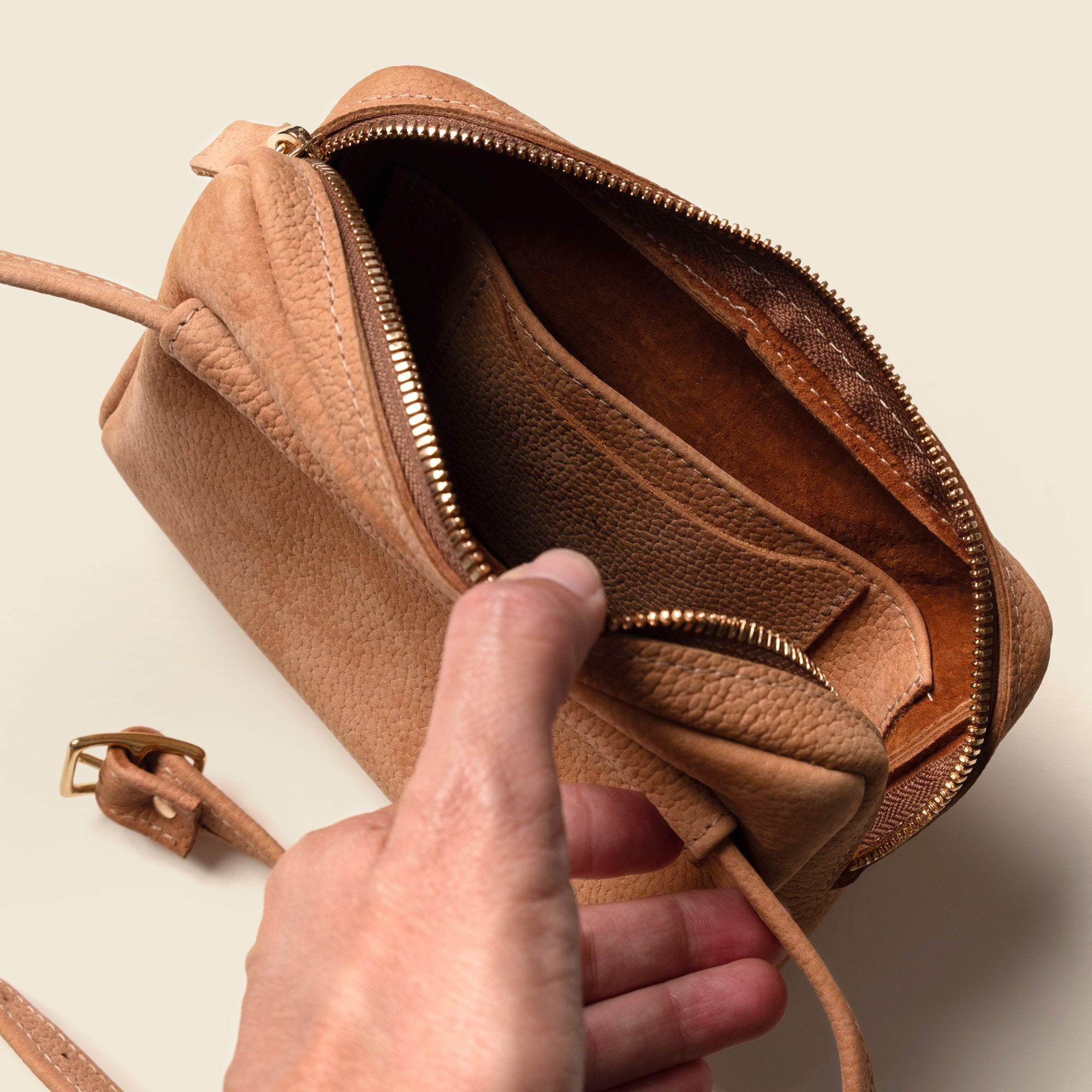 Fanny Pack Crossbody Bag - Sand