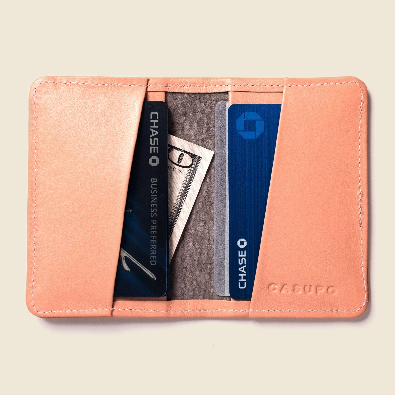 Compact Bifold with RFID Protection - Soft Pink