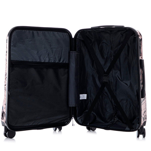 Zebra 3 Piece Spinner Luggage Set with Lock