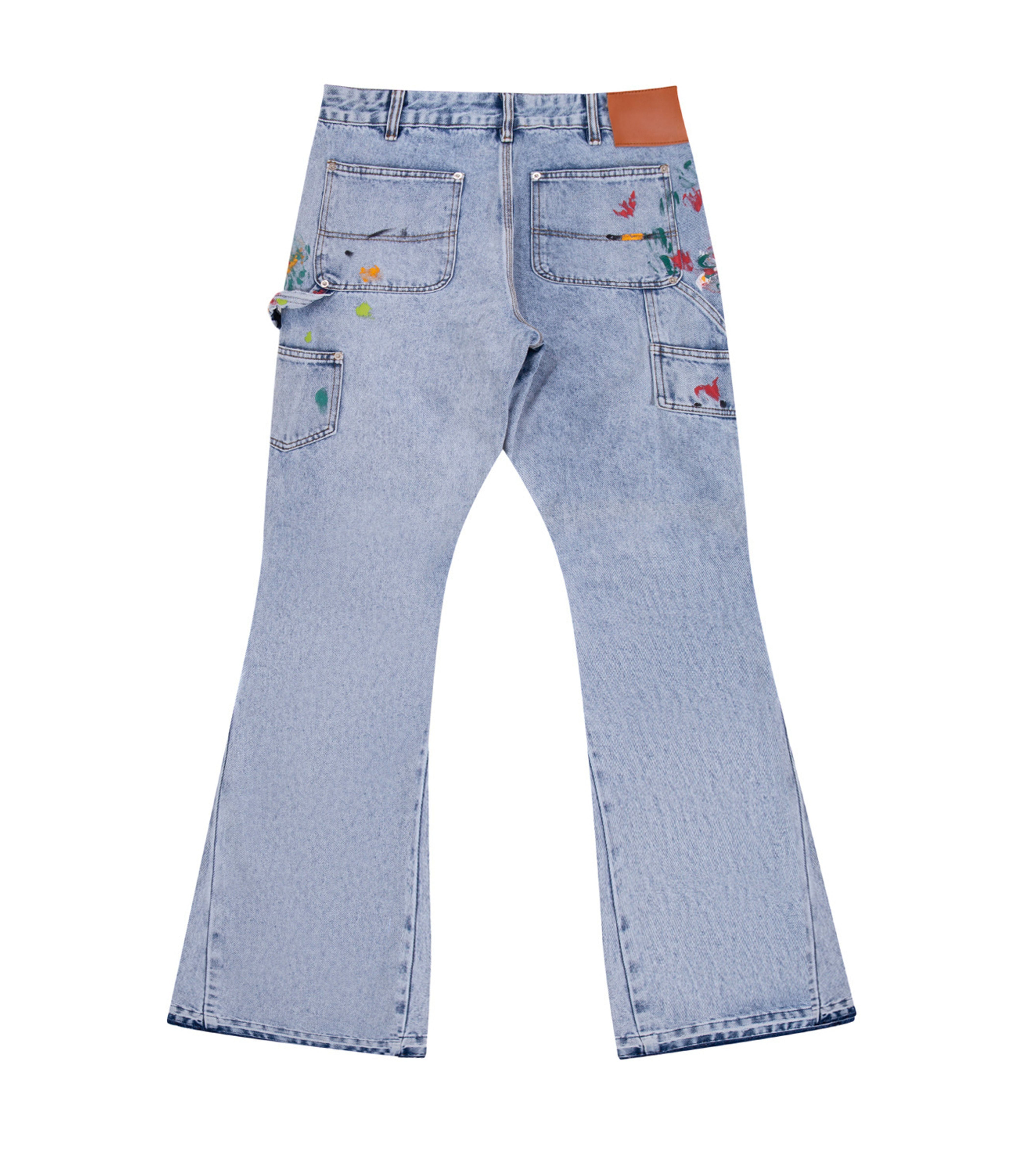 AZUL SPLIT PAINTERS DENIM