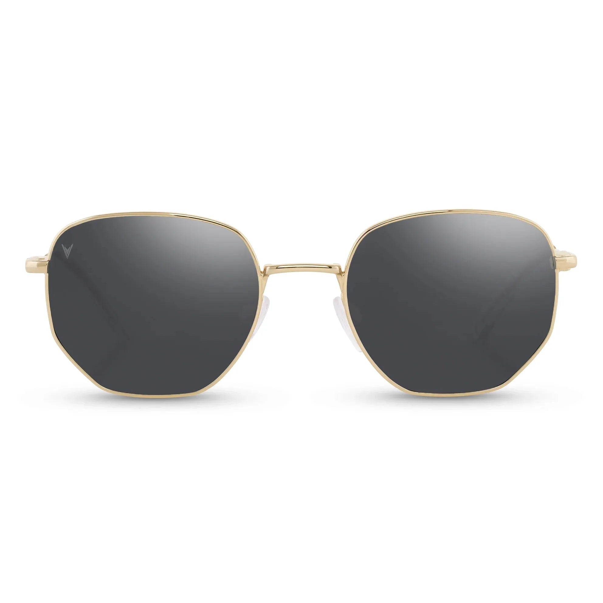 The Frankie Sunglasses - Gold Smoke