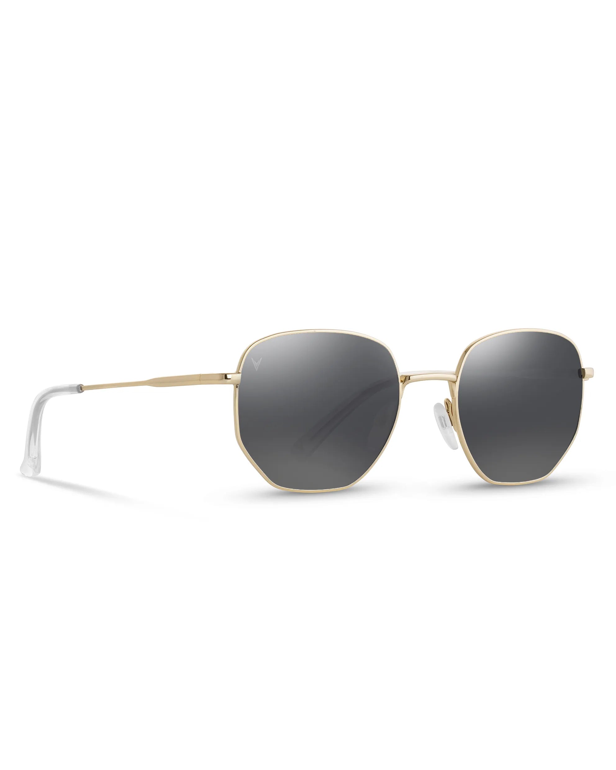 The Frankie Sunglasses - Gold Smoke