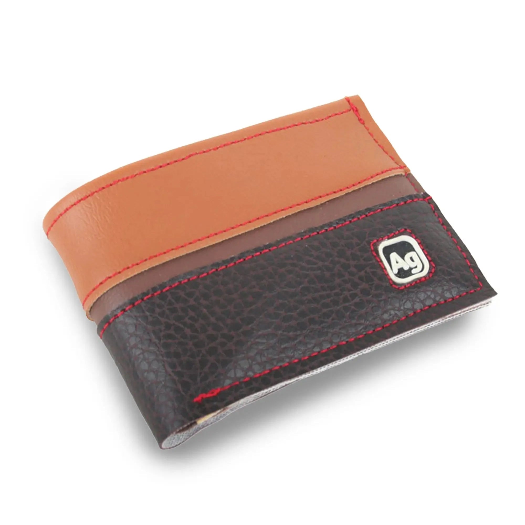 Franklin Upholstery Vinyl Vegan Wallet- Brown