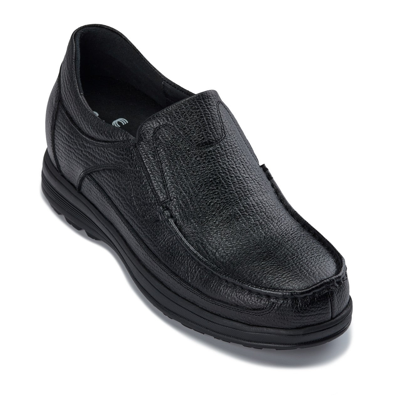 G1825 - Men's Shoes 3 Inches Taller (Black) - Lightweight