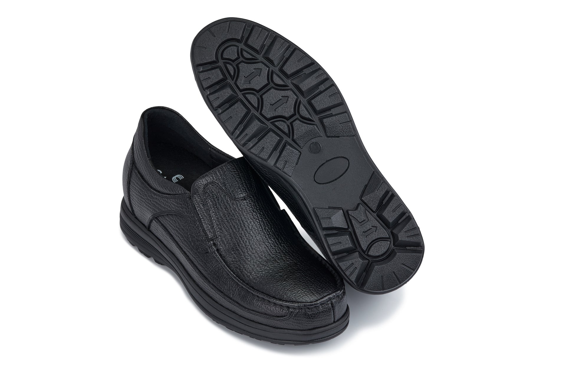 G1825 - 3 Inches Taller (Black) - Lightweight Men's Shoes