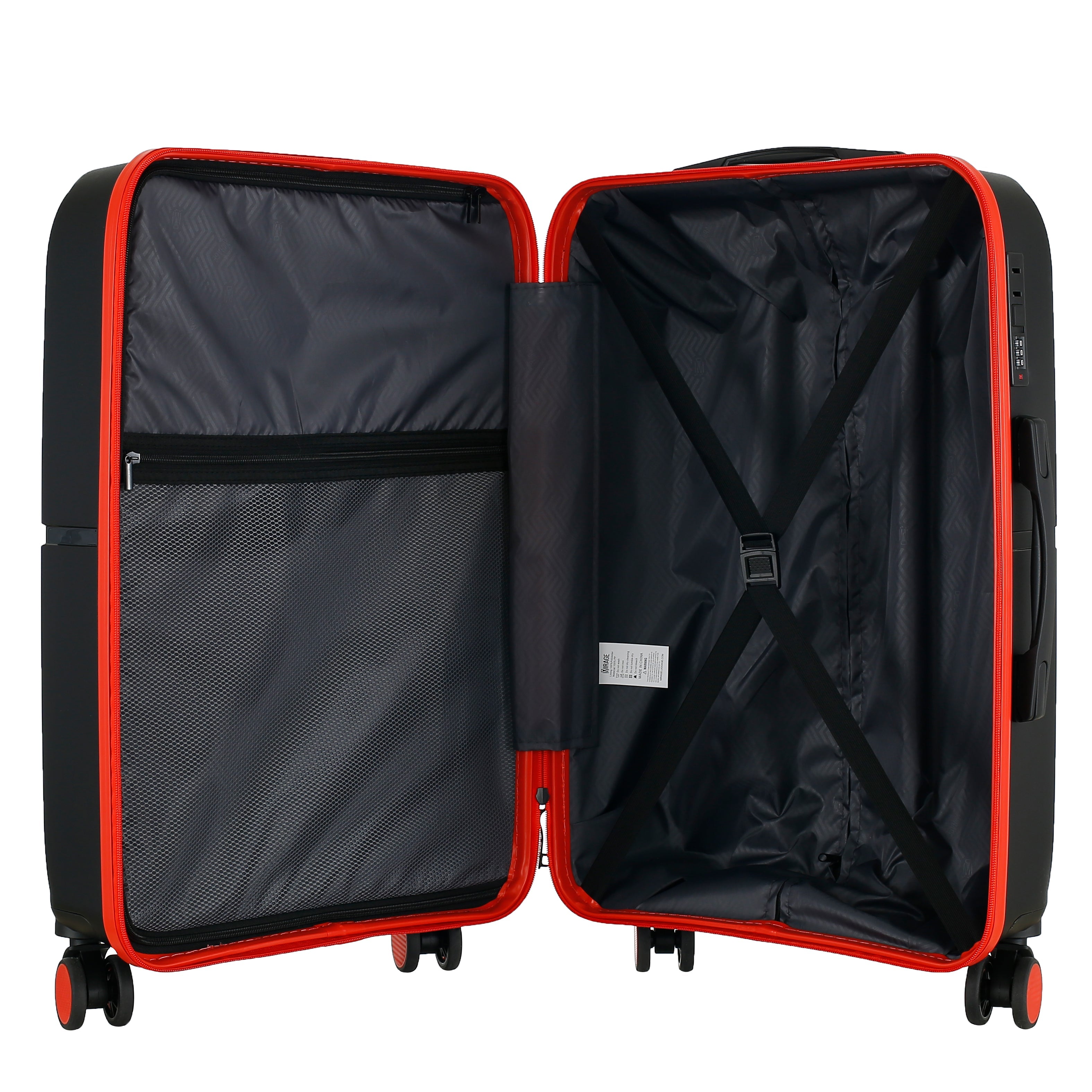 GALA Polycarbonate 3 Piece Spinner Luggage Set with Lock