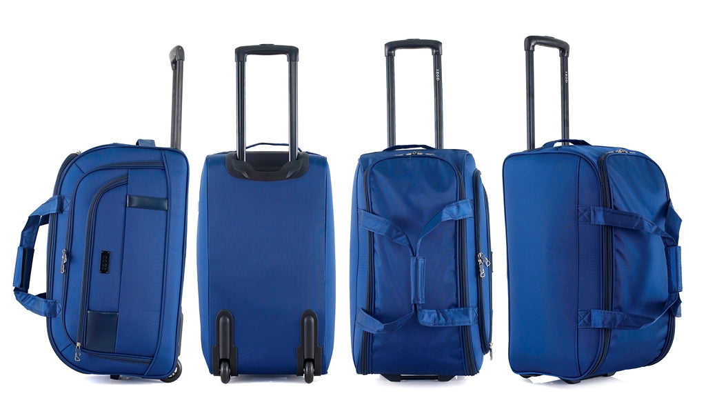 Gavin Soft shell Lightweight Duffel Rolling Bag 4 Piece Set