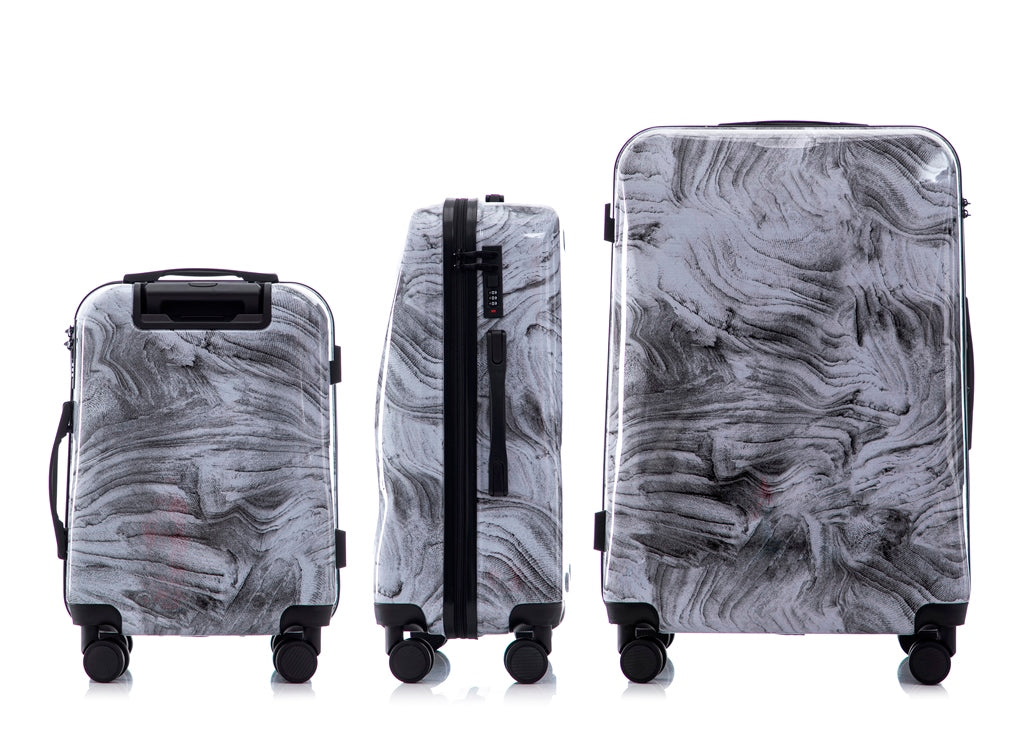 Granite 3 Piece Spinner Luggage Set with Lock