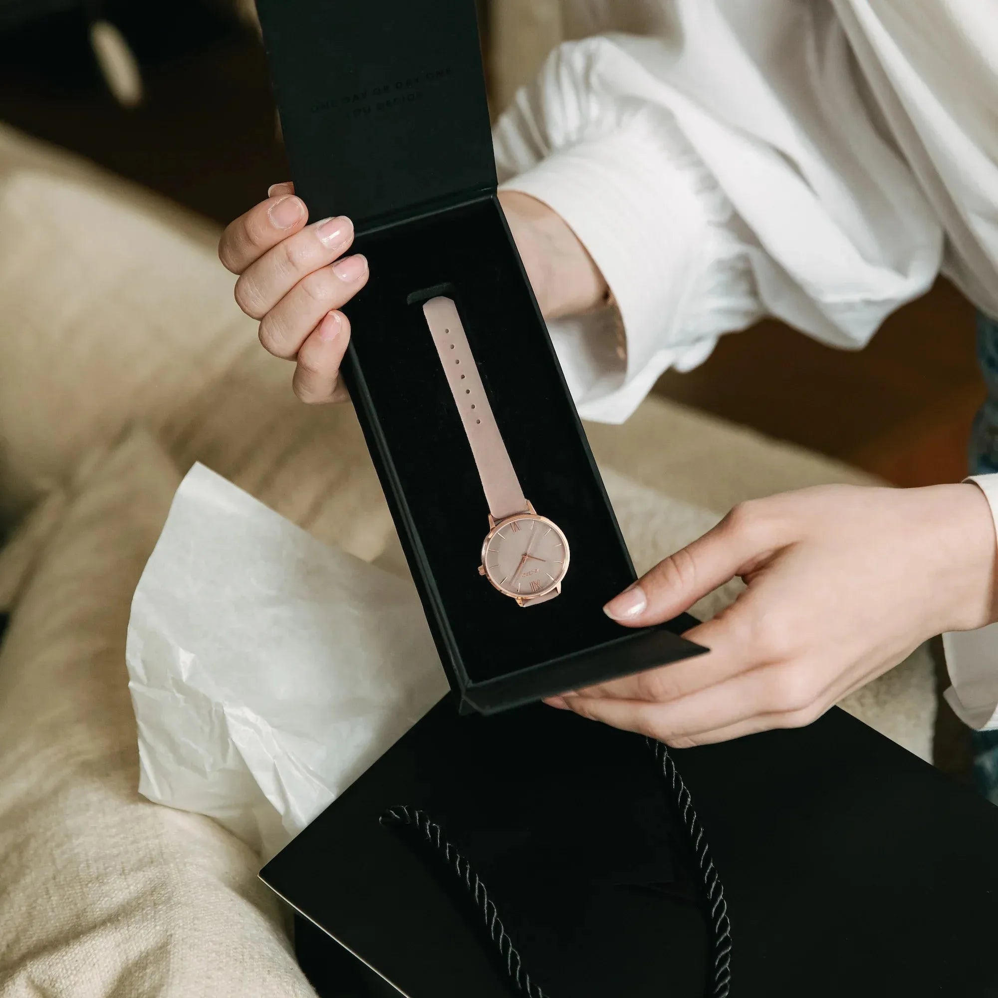 Eros Petite Men's Watches - Rose Gold/Taupe