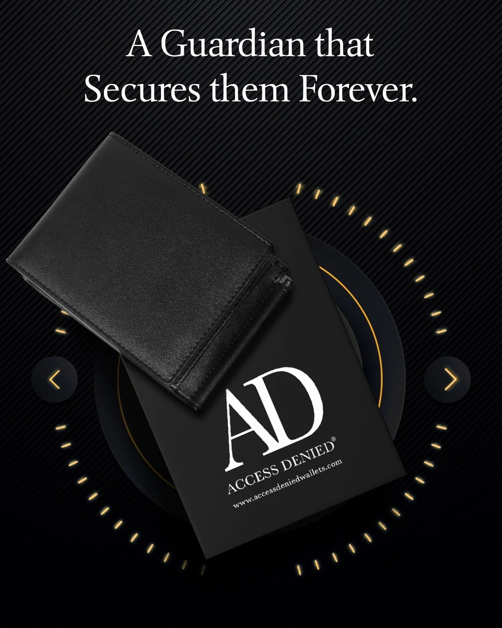 Trifold Wallet With Removable Money Clip