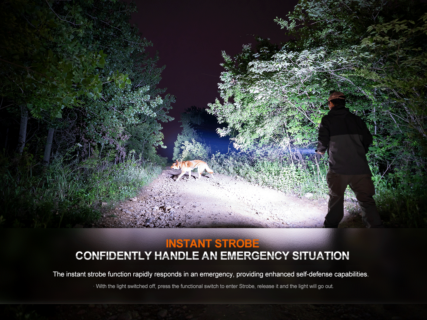 HT32 Hunting Flashlight with Red & Green Output