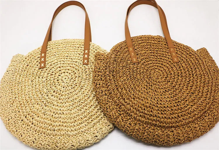 Straw Beach Tote Bag