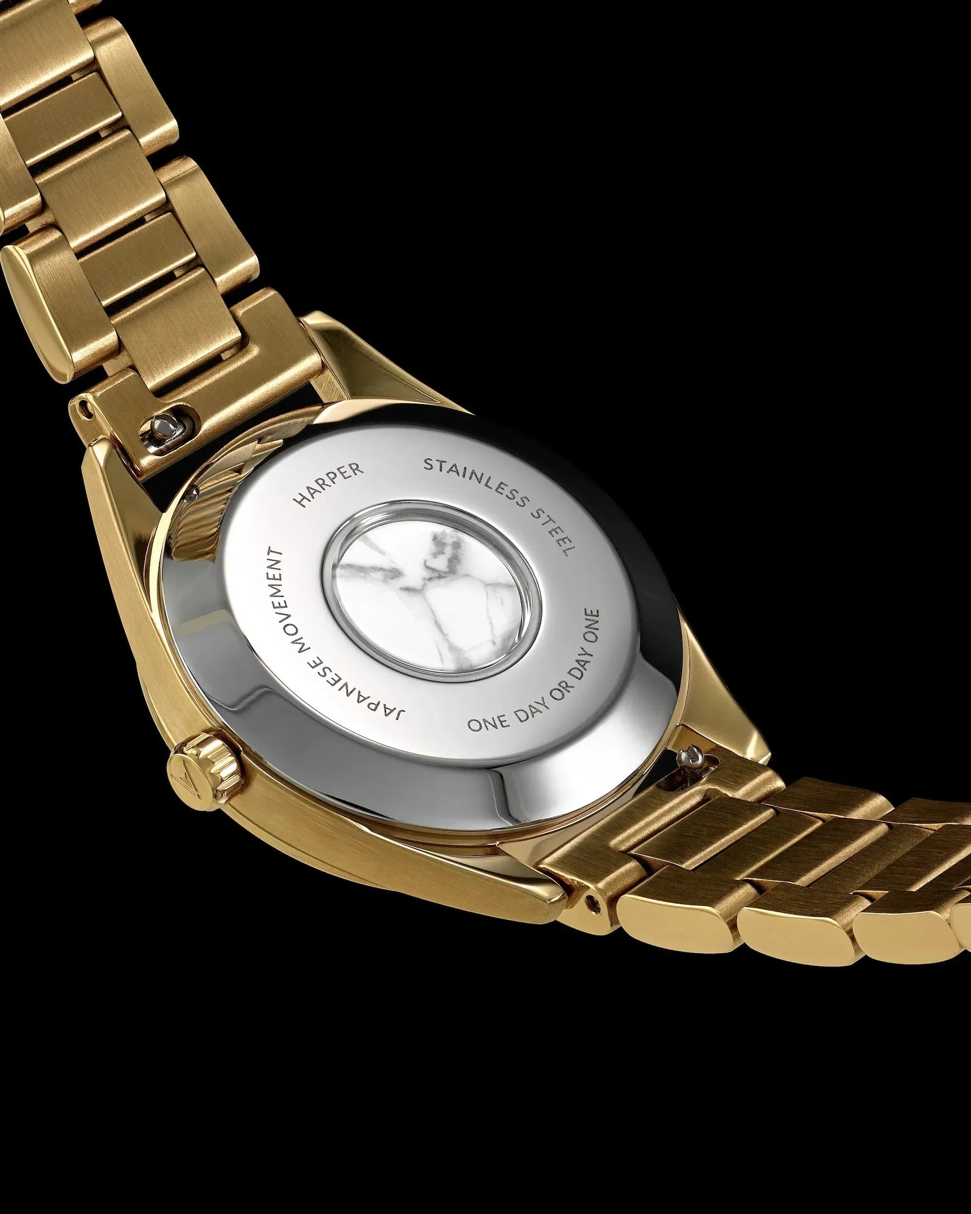 The Harper Men's Watches - Gold + Green