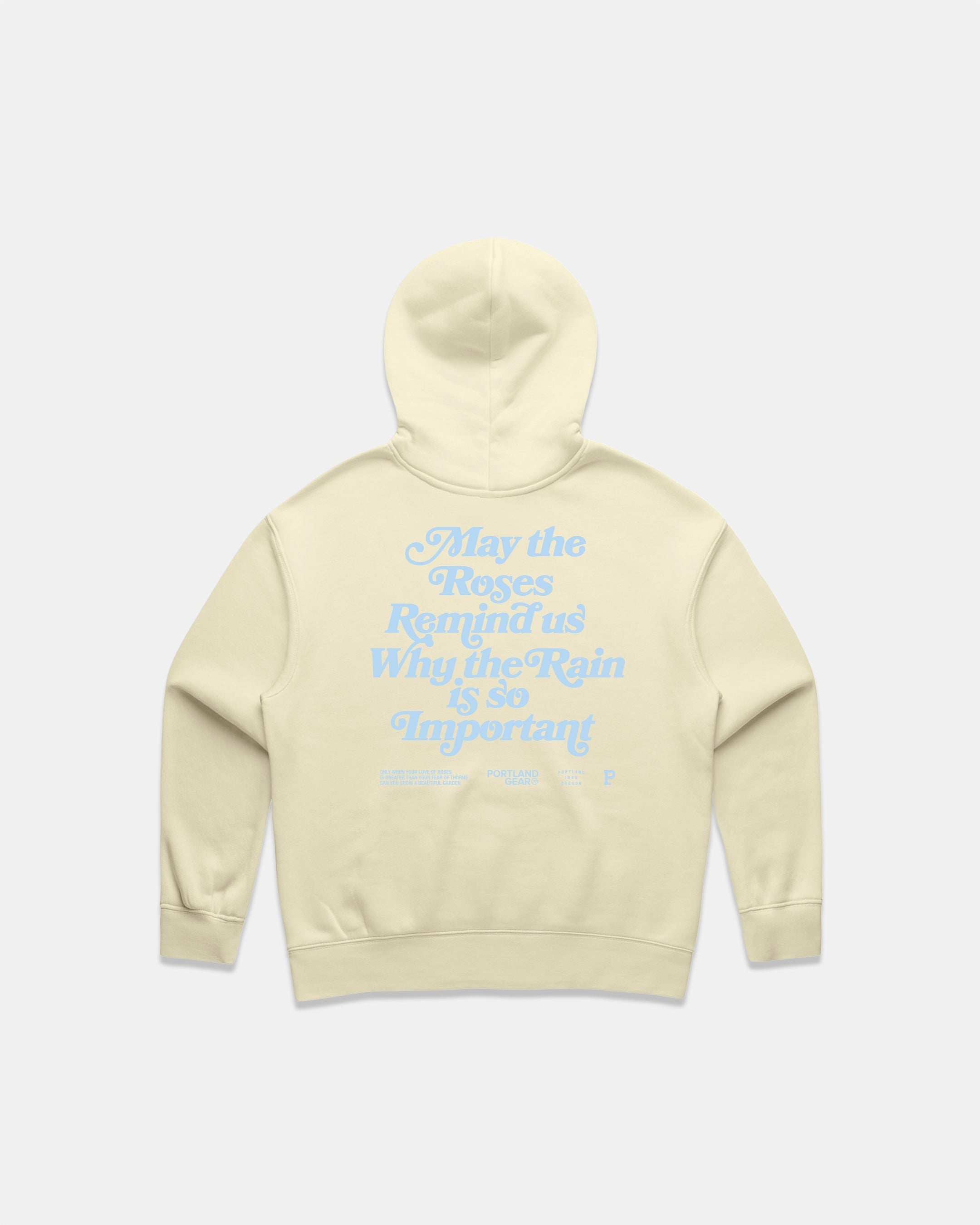 Women's Sueded Slogan Hoodie - Butter