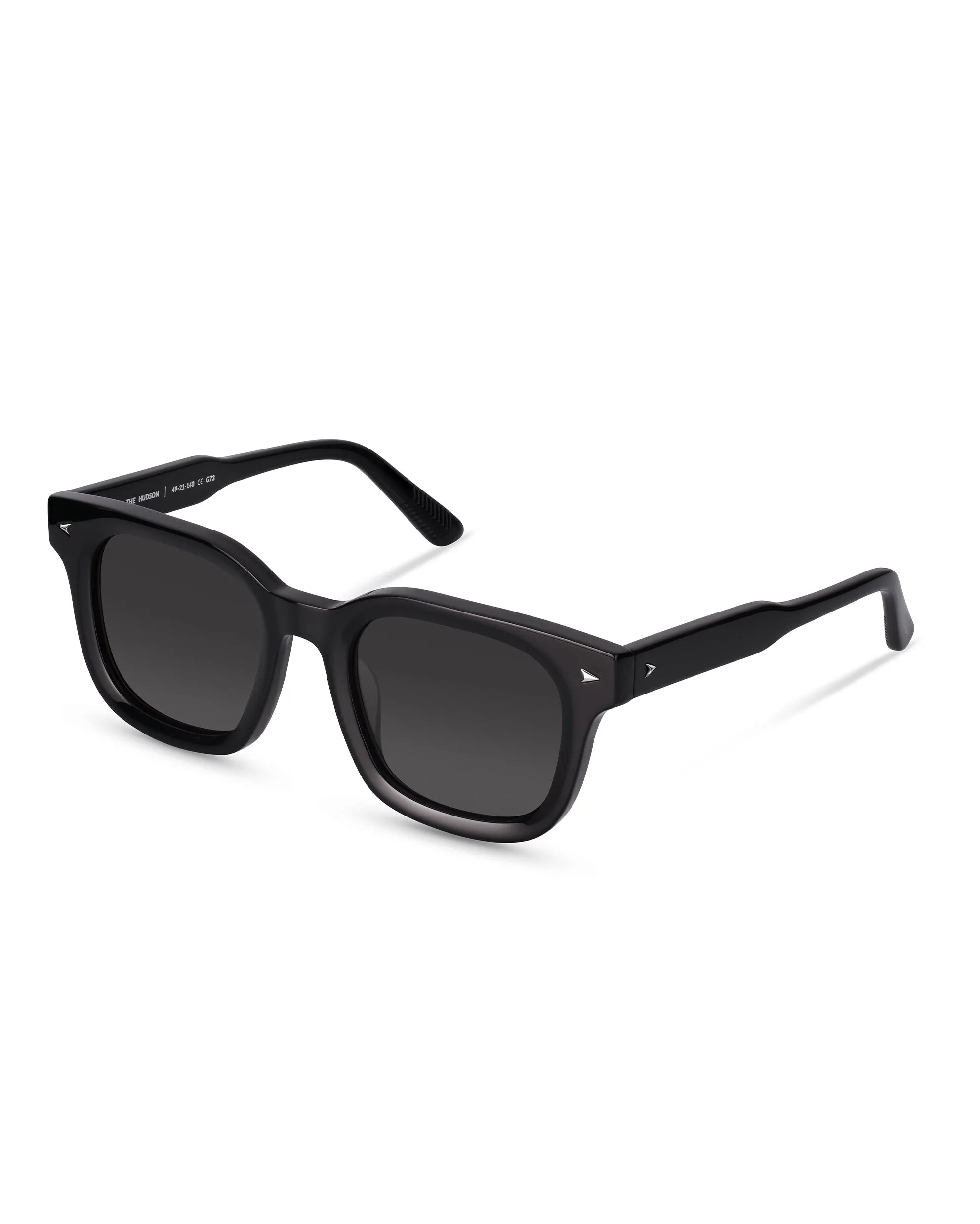 The Hudson Sunglasses - Jet Black