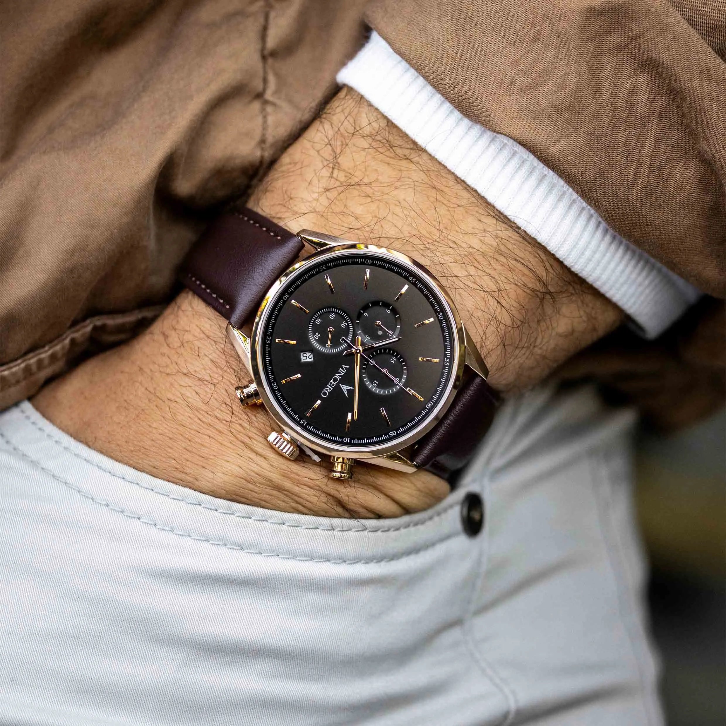 The Chrono S2 40mm Men's Watches - Rose Gold