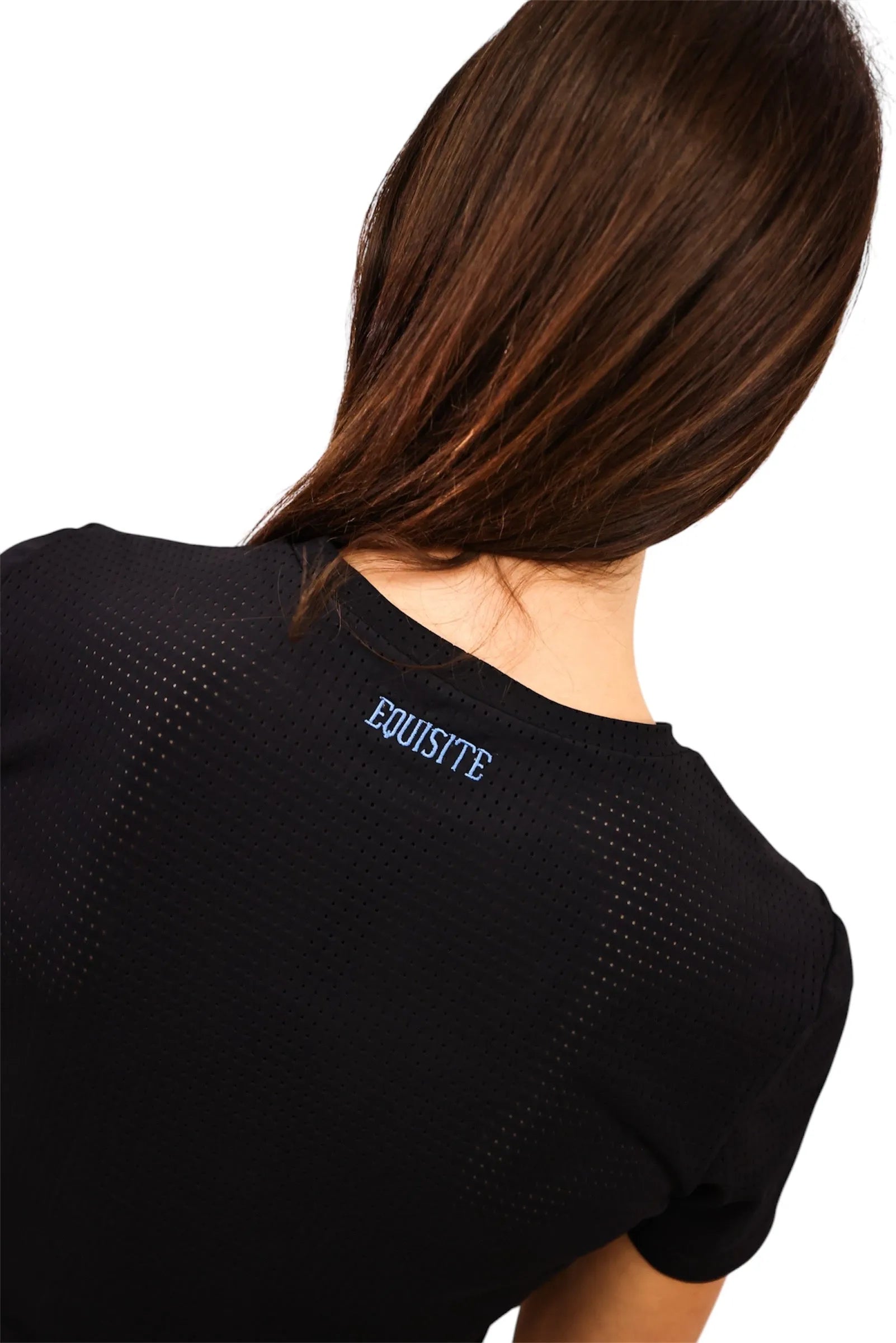 Hallie Shirt – Perforated Short Sleeve Tee