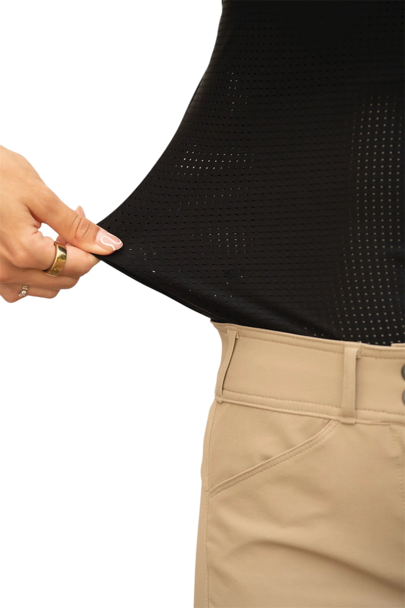 Blaire Sleeveless Mock Neck Shirt