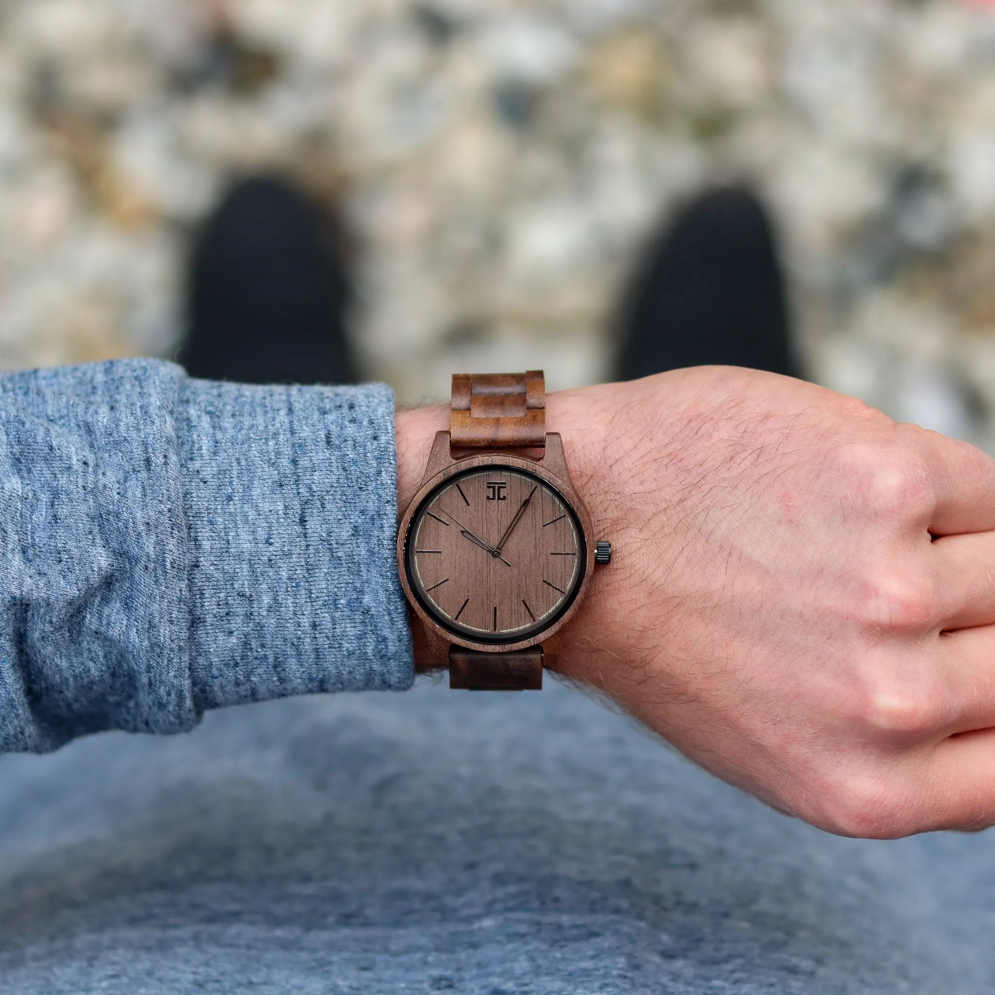 American Walnut Men's Watch | Walnut Northstar Watch