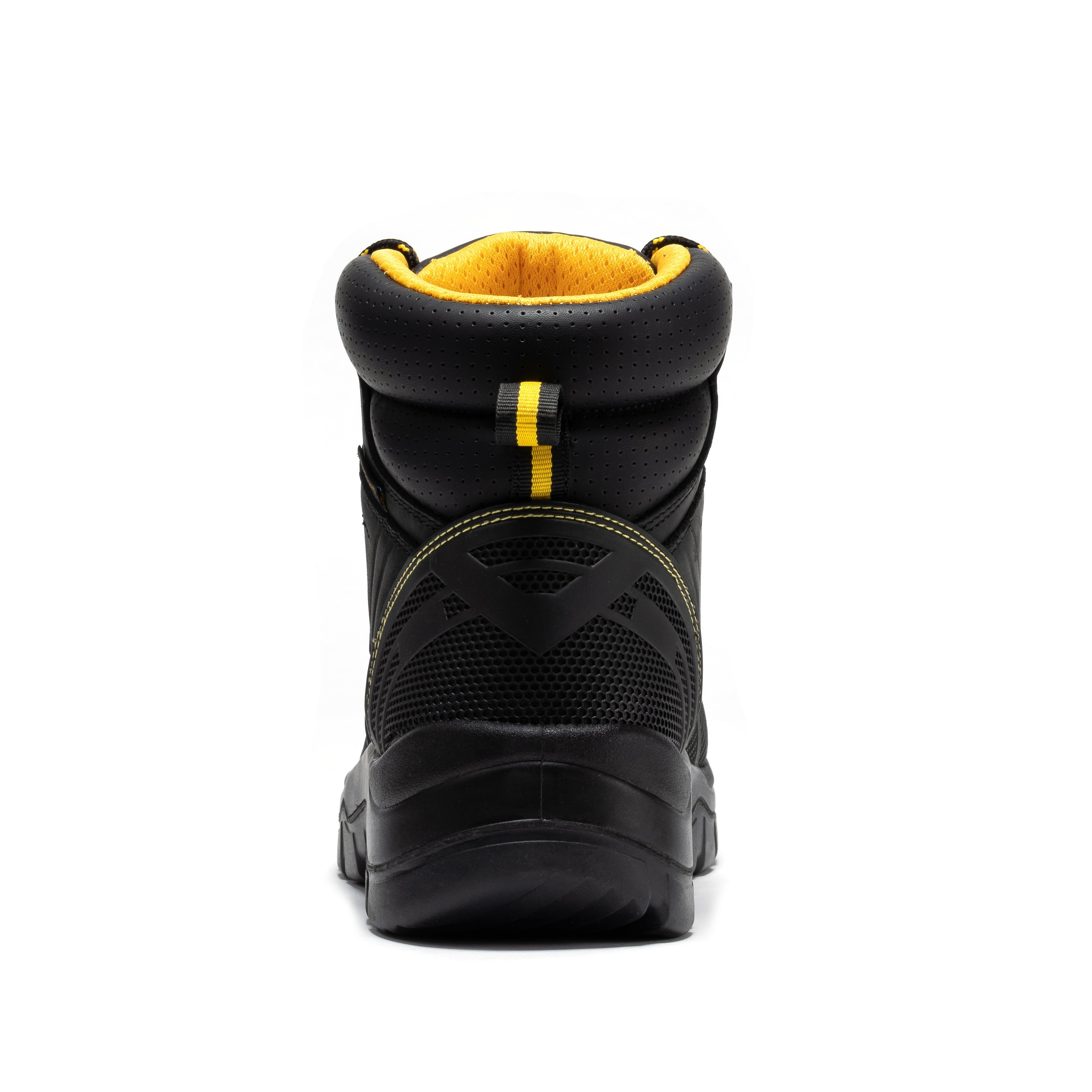 Woodland Black 6 inch Waterproof Composite Toe Leather Work Boots AK663