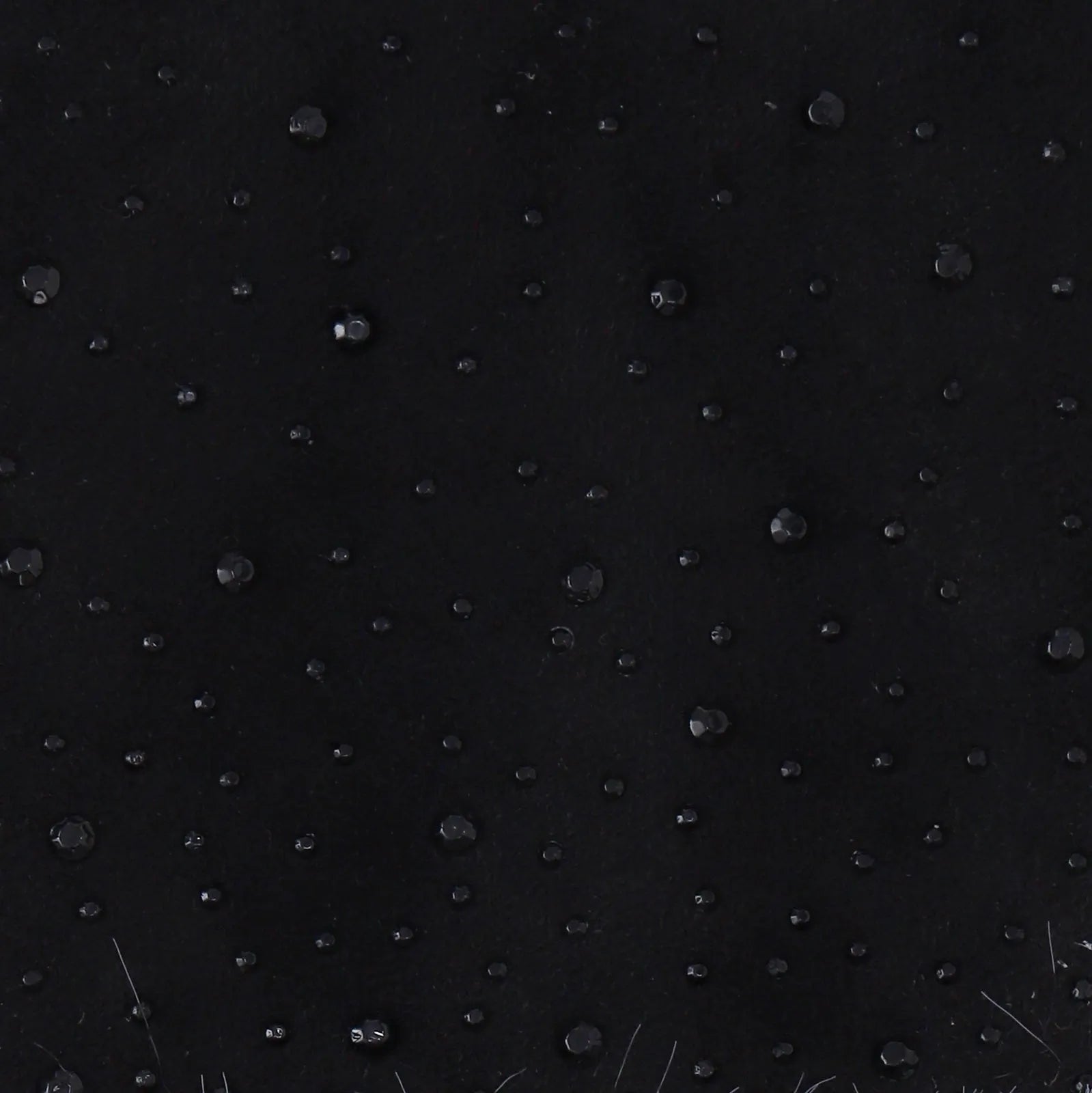 Audrey Faux Fur Gloves in Black with Black Crystals