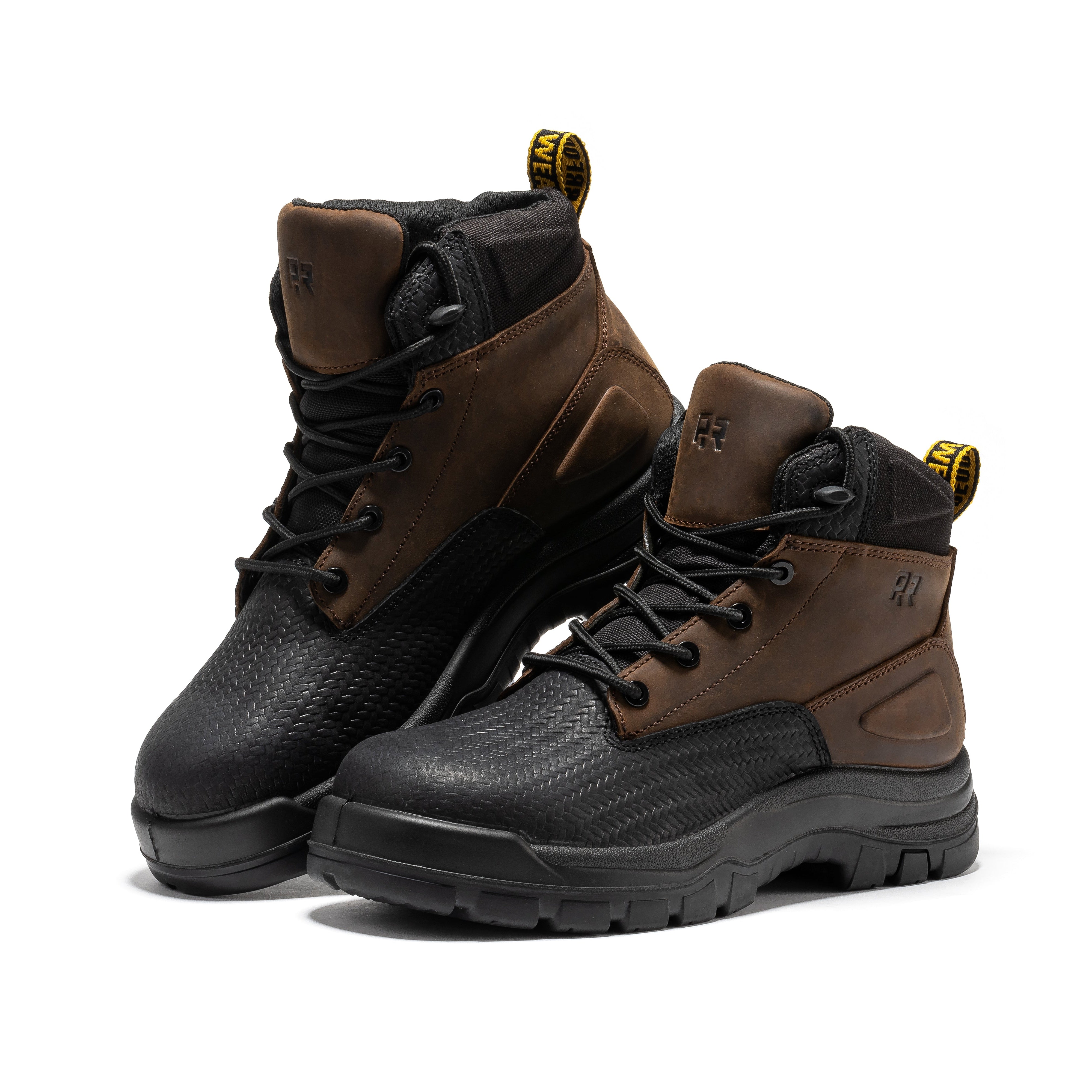 Marfa Brown 6 Inch Waterproof Composite Toe Leather Work Boots CP210