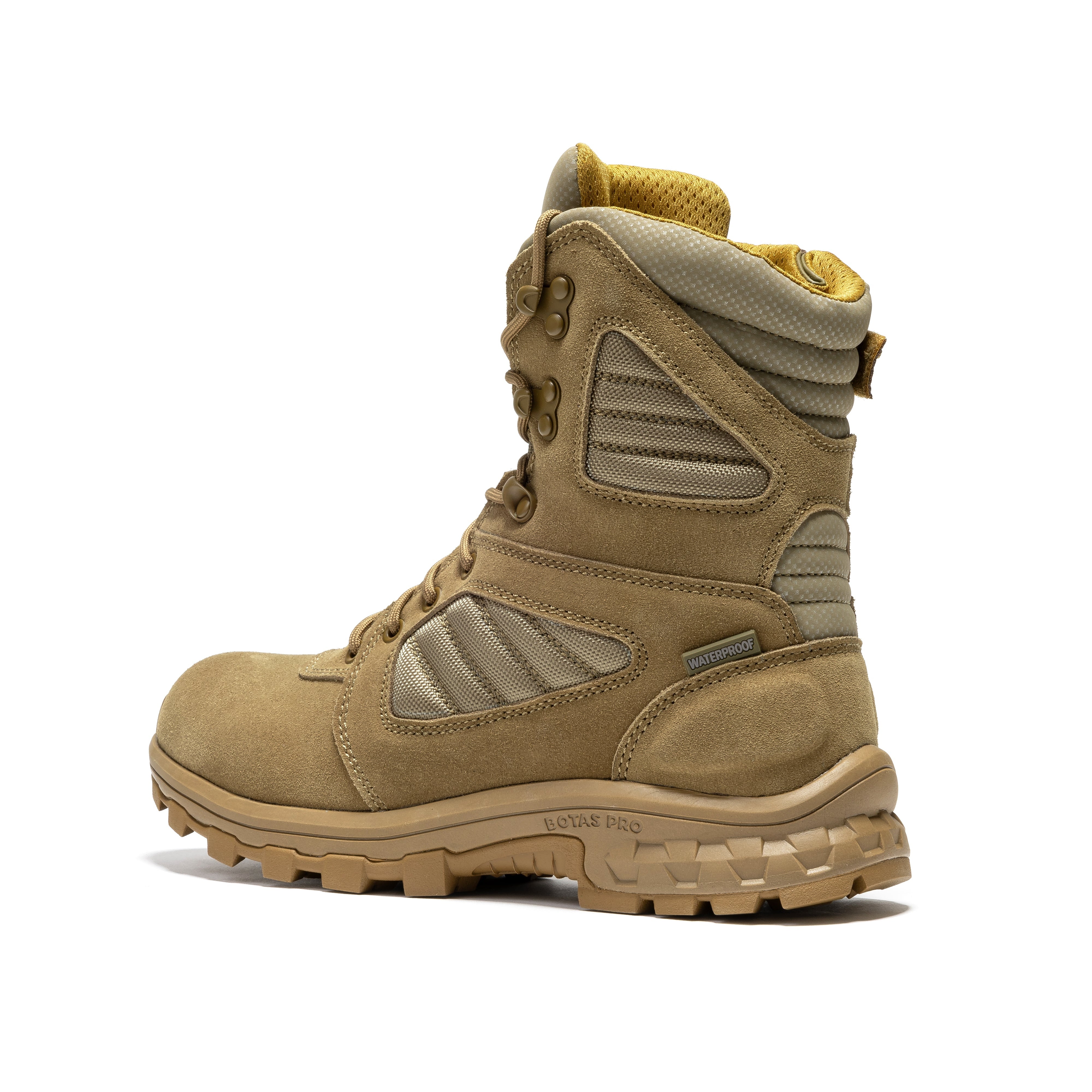 Burano Coyote 8 inch Suede Leather Waterproof Tactical & Military Boots AB540