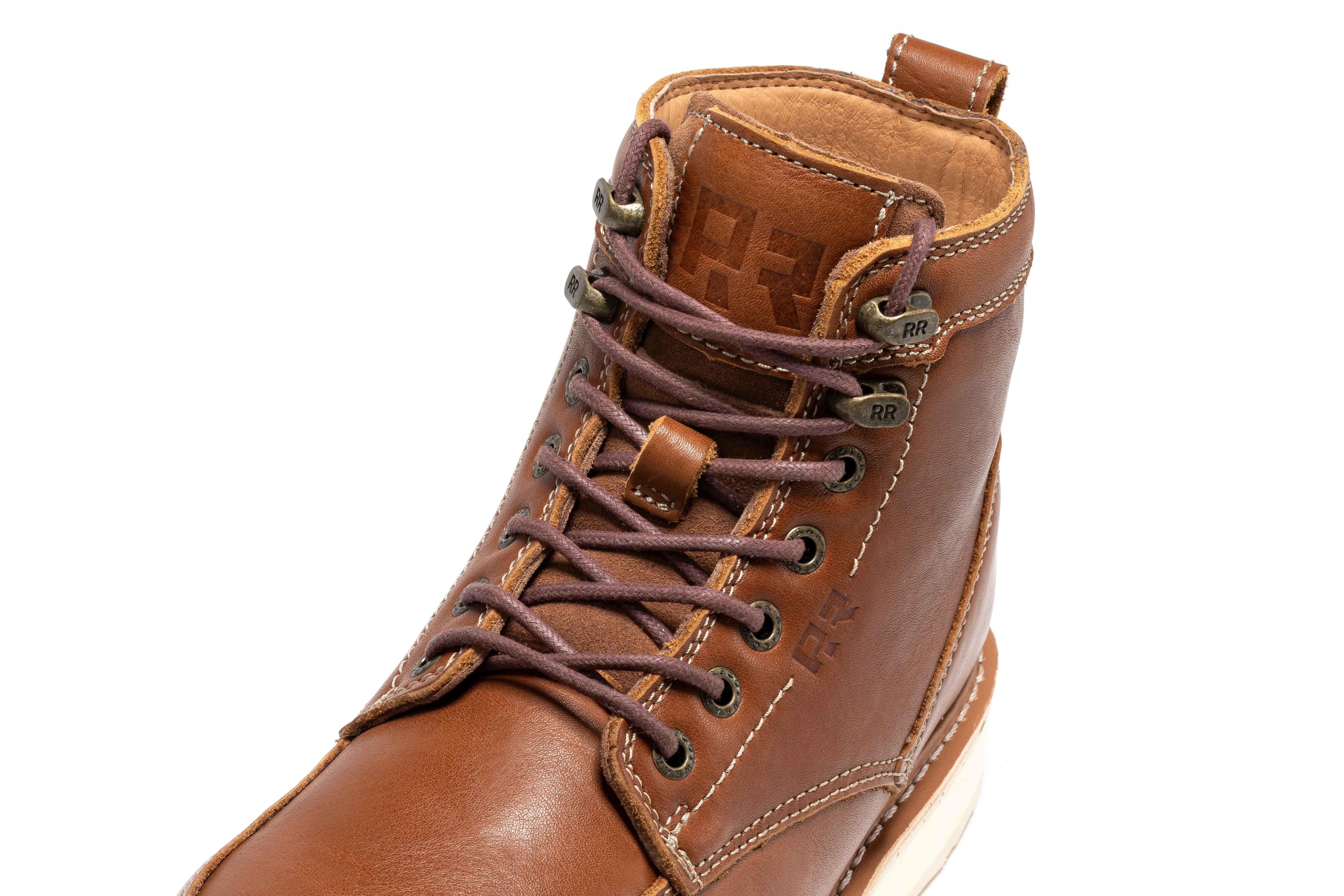 Edgewood Men's 6 Inch Black Steel Toe Wedge Work Boots SAP610BK