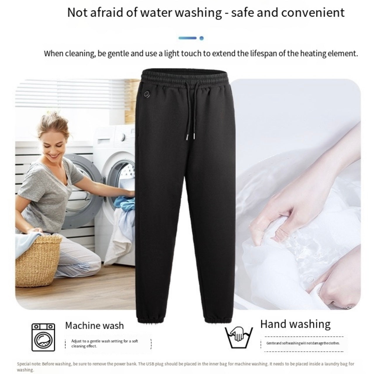 LITEGUEST Smart Heated Pants for Daily Travel & Outdoor Comfort