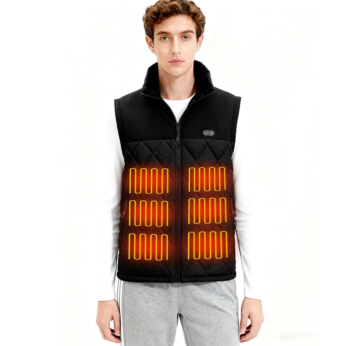 LITEGUEST Dual-Control Heated Vest for Daily Winter Warmth