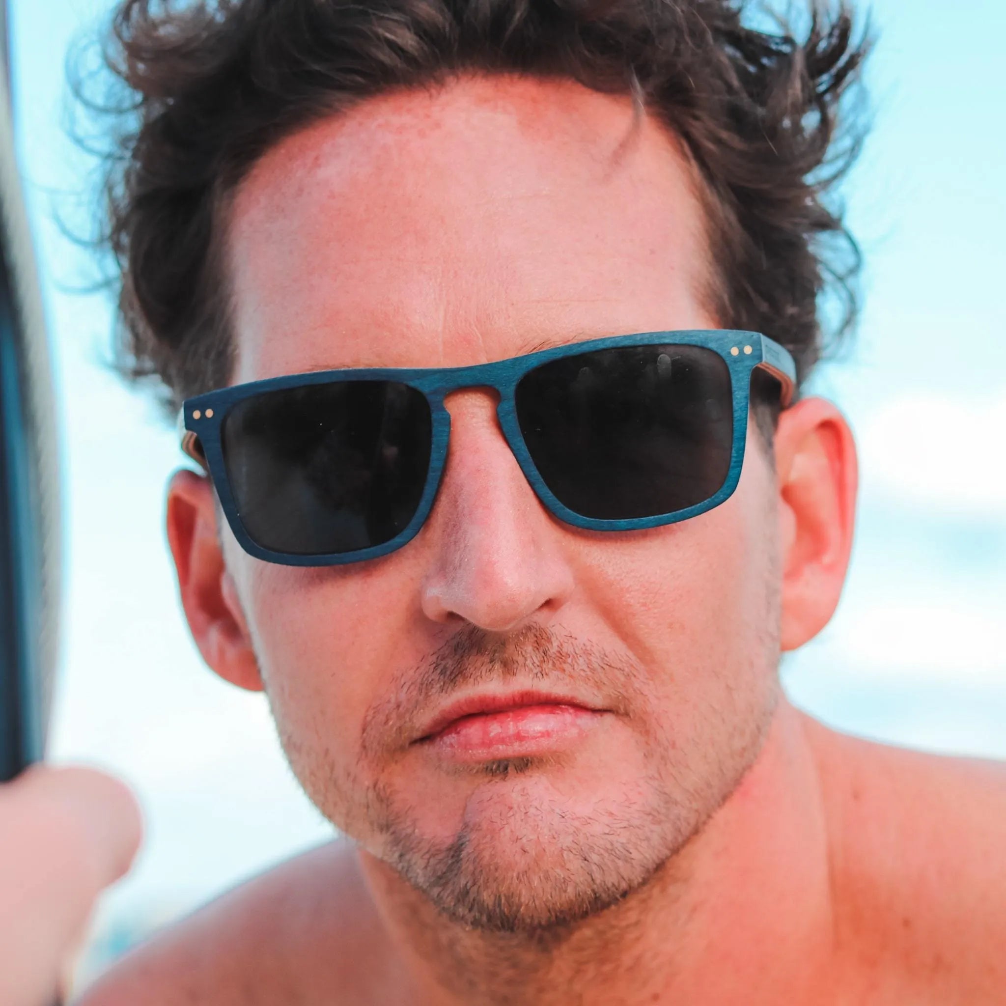 Blu | Maple Wood Sunglasses