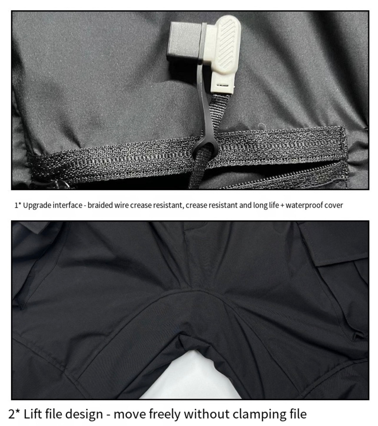 LITEGUEST 18-Zone Heated Pants Multi-Pocket Winter Outdoor Wear