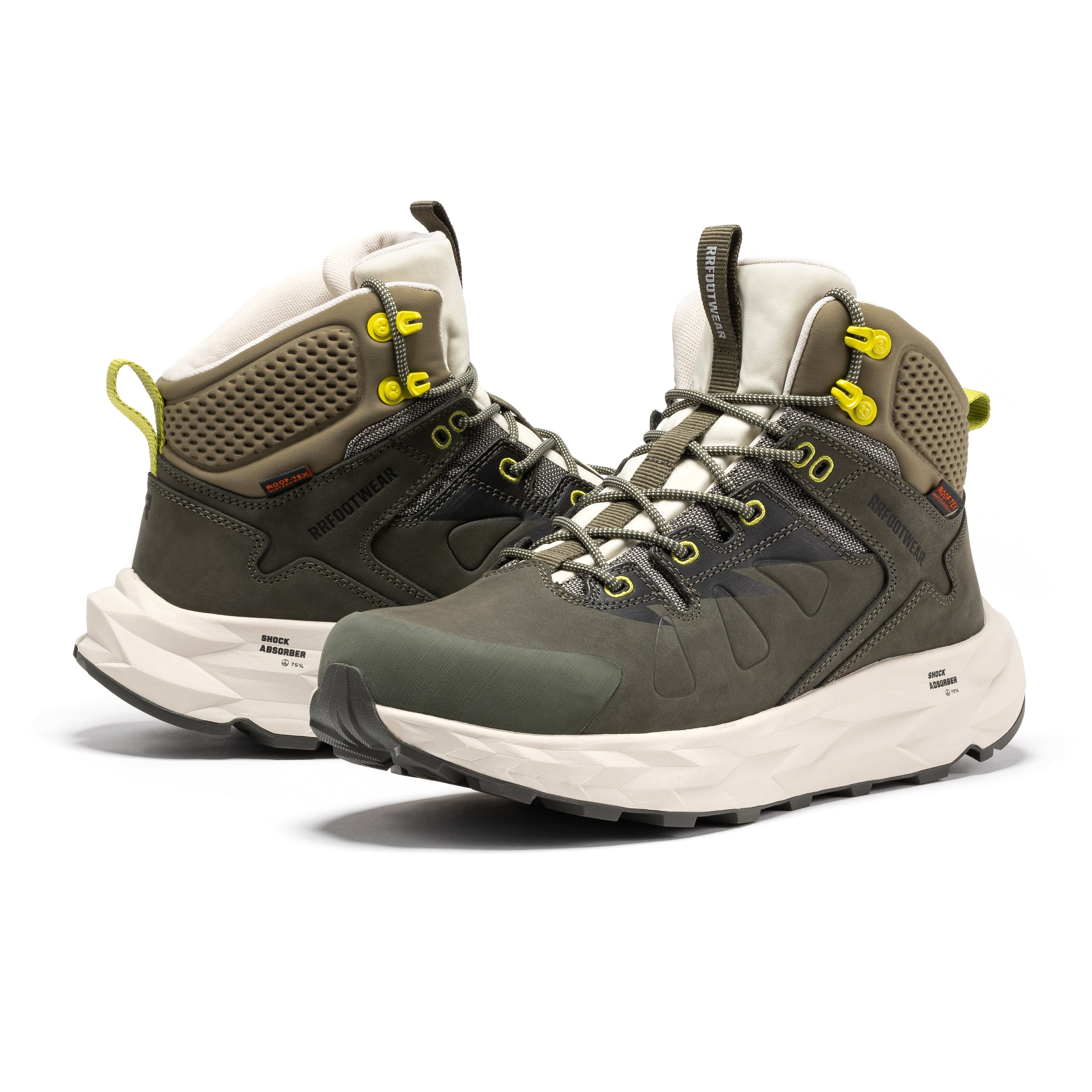 Farmington Green 6 Inch Waterproof Hiking Boots with VIBRAM® Outsole OC21033
