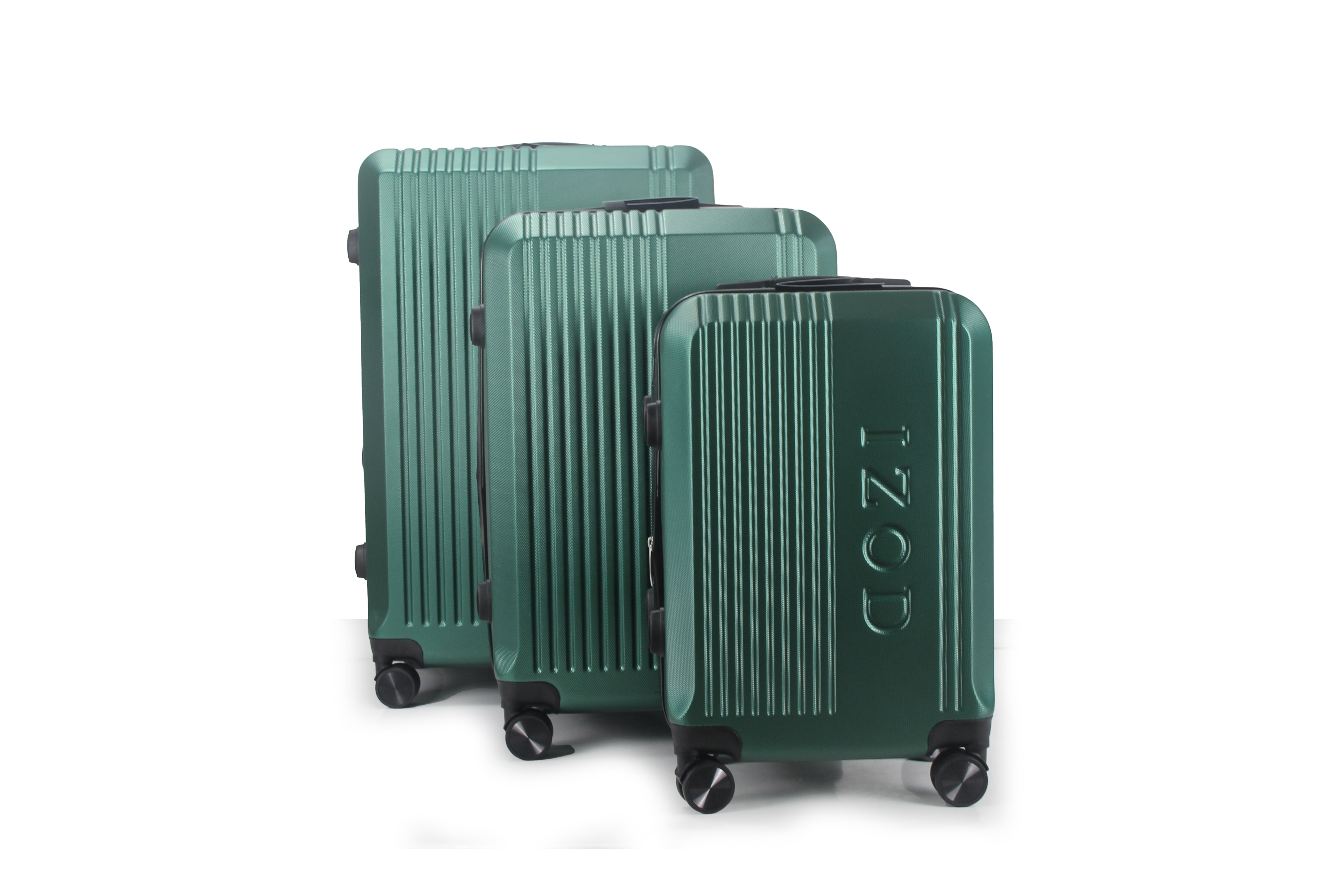 Zane Expandable 3-Piece Spinner Luggage Set with Lock