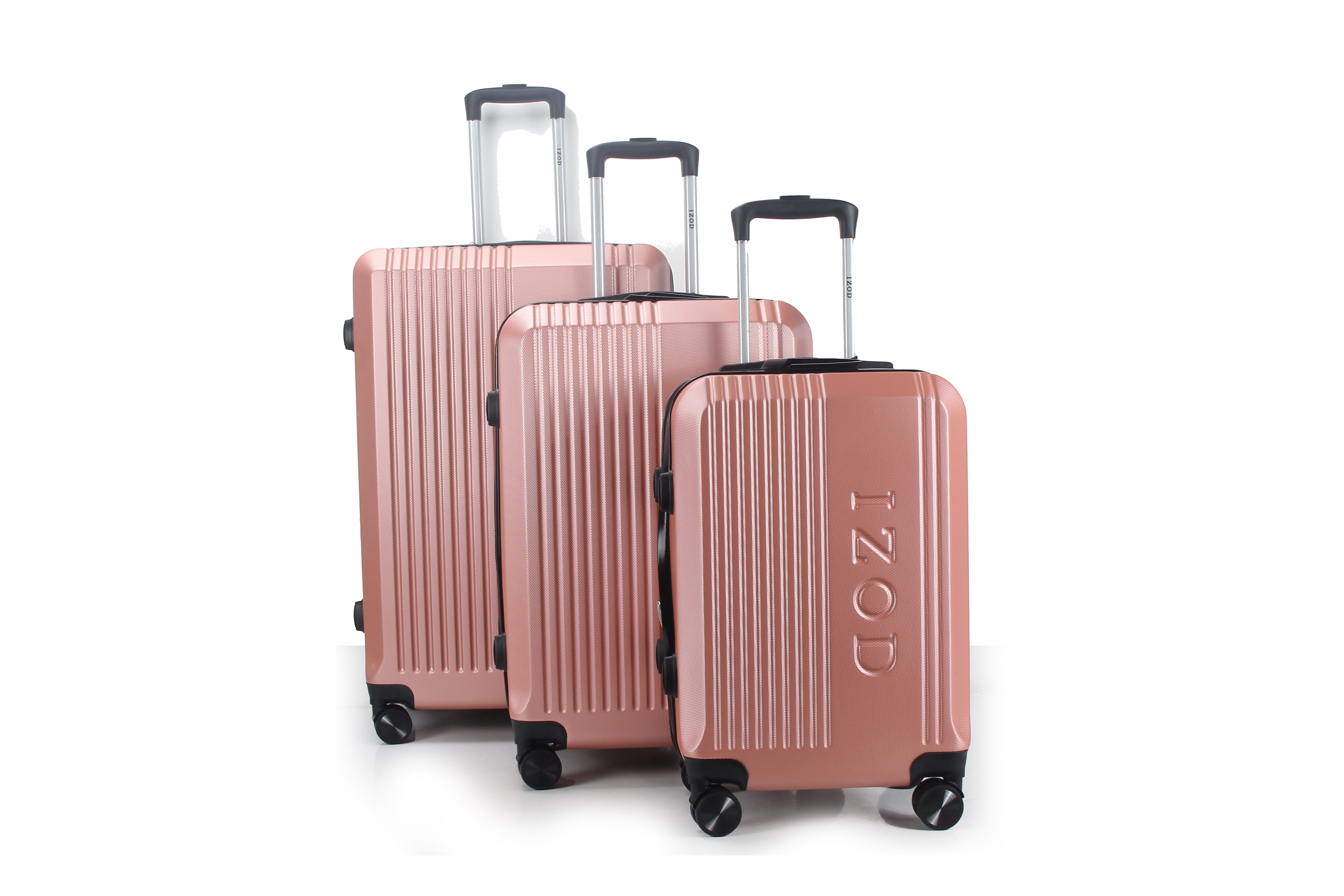 Zane Expandable 3-Piece Spinner Luggage Set with Lock