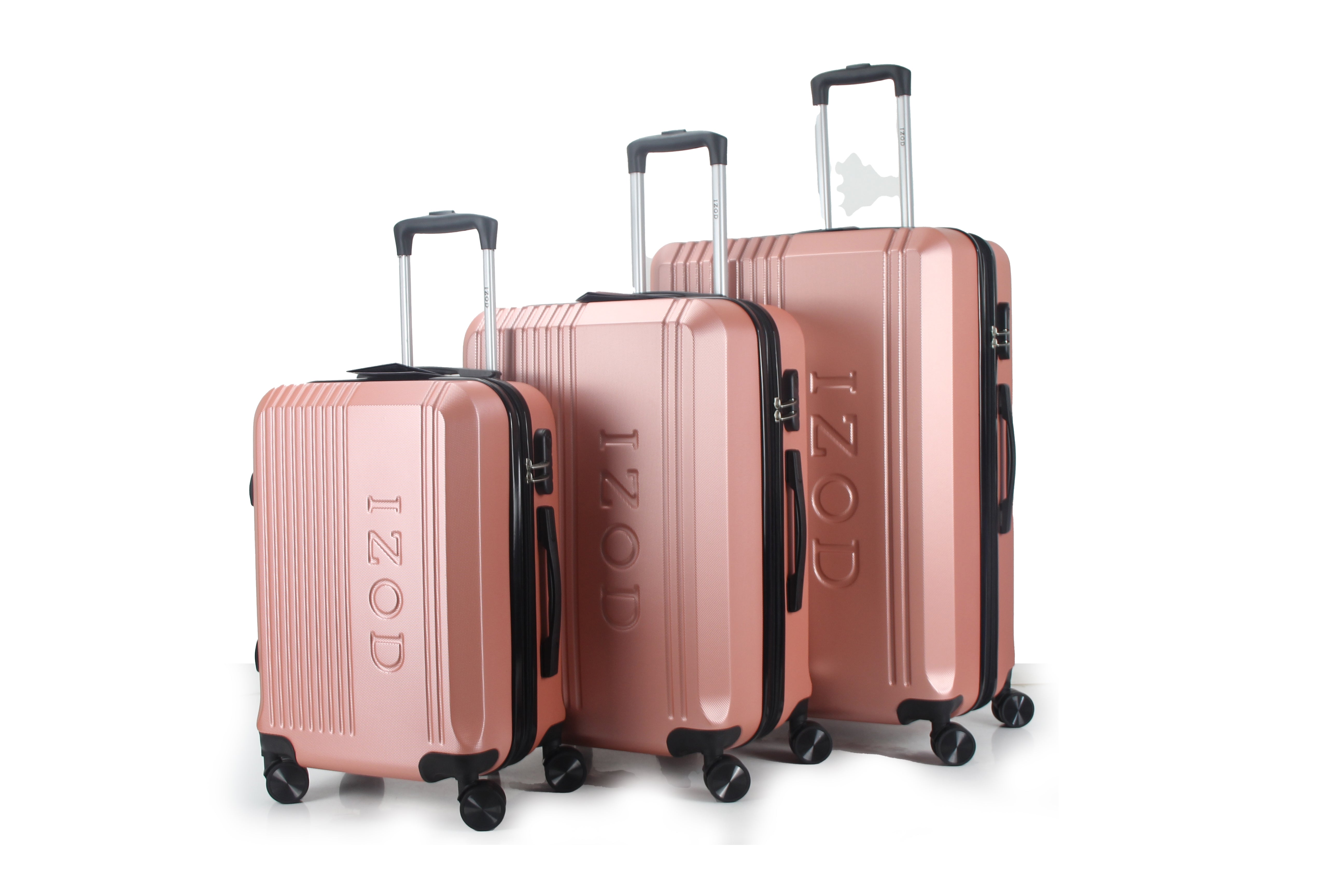 Zane Expandable 3-Piece Spinner Luggage Set with Lock