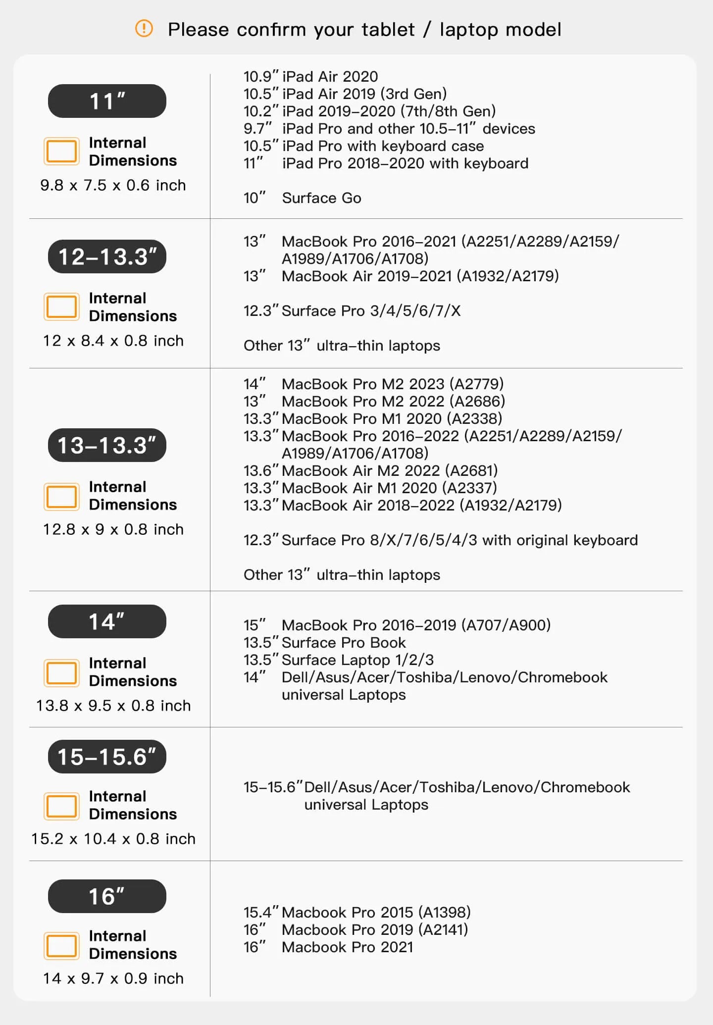 Ultrathin Laptop/Tablet Sleeve LB01005