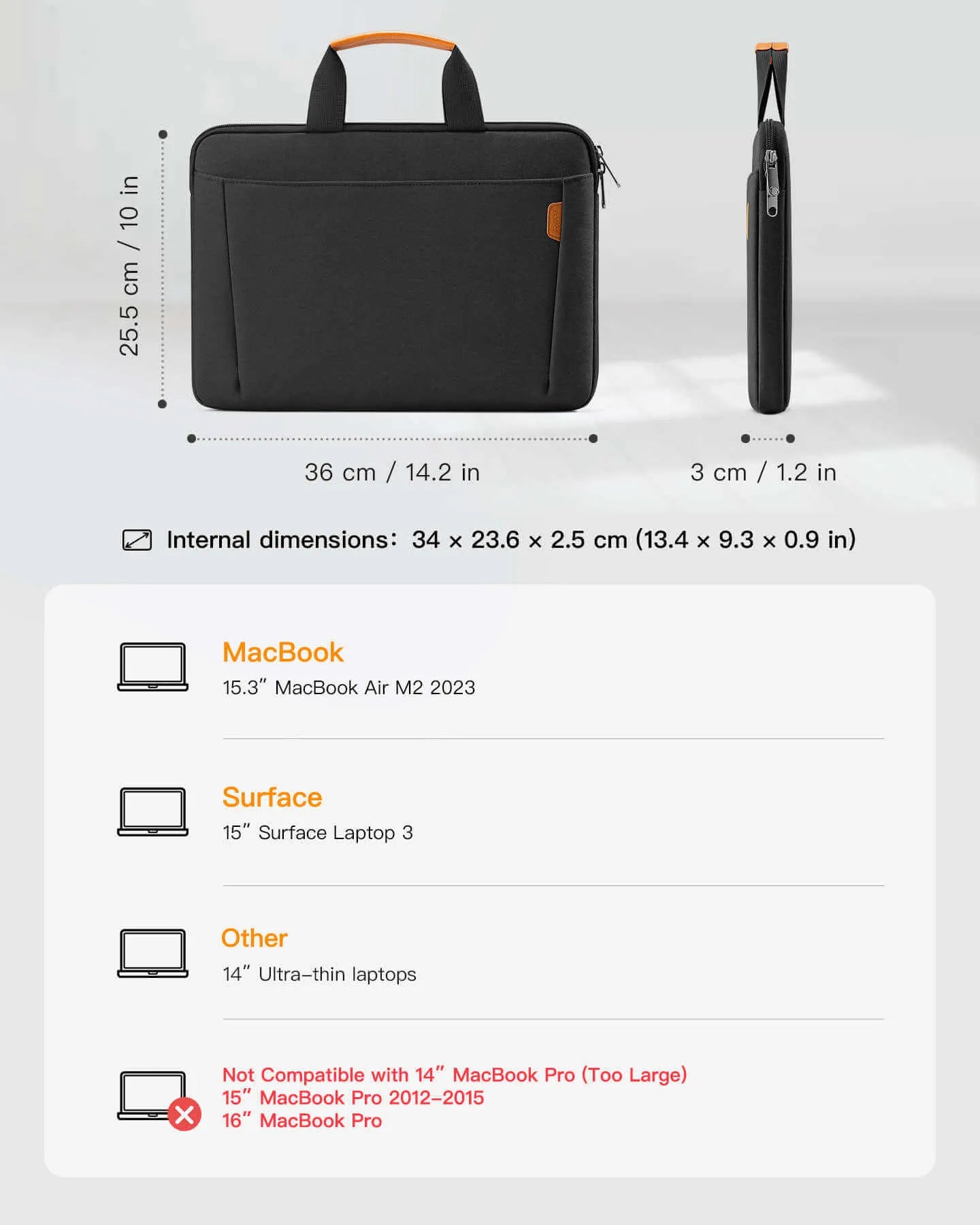 14 Inch Laptop Carrying Case LB02013