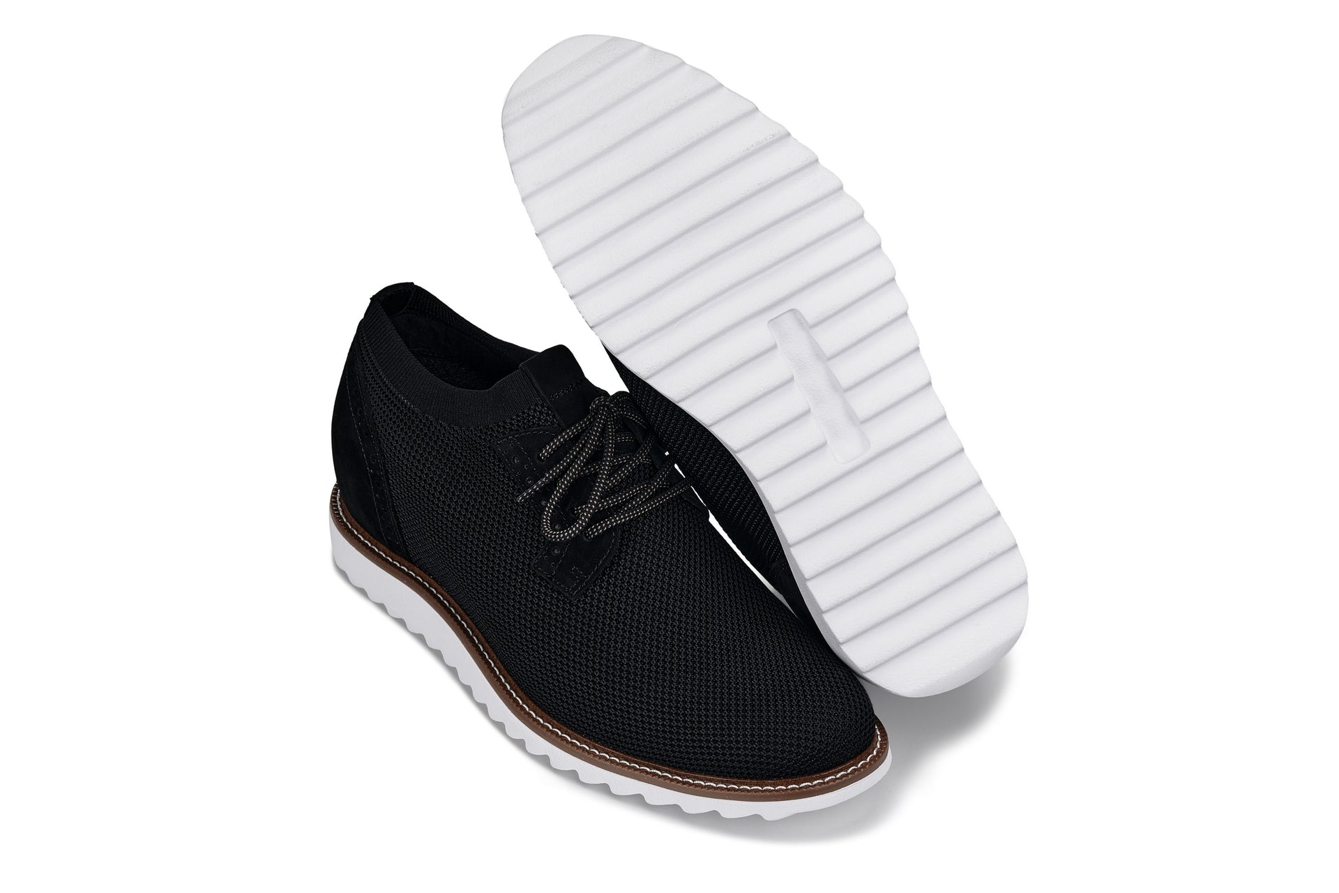 J1502 - 3.2 Inches Taller (Noir) - Men's Shoes