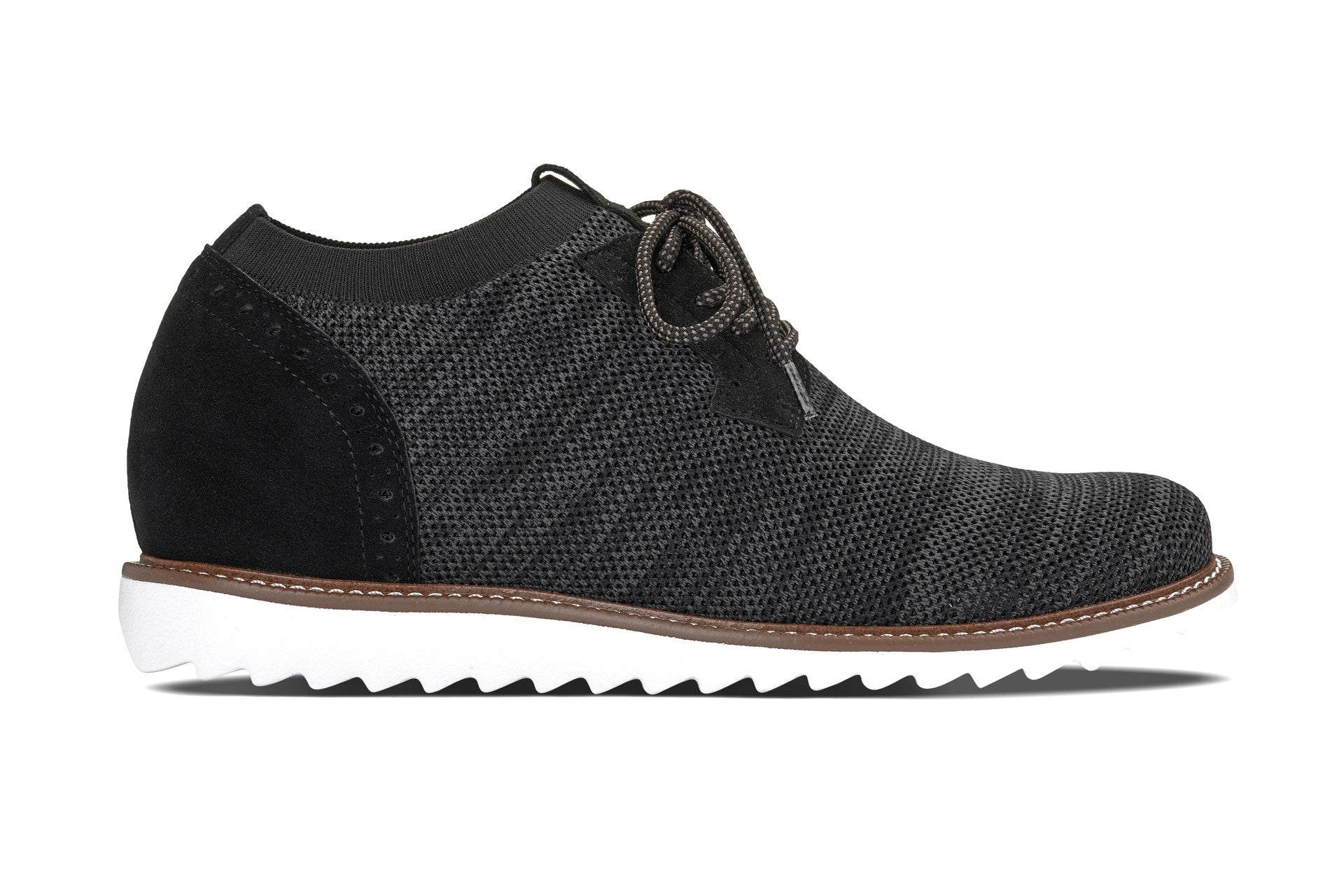 J1504 - 3.2 Inches Taller (Charcoal Grey) - Men's Shoes