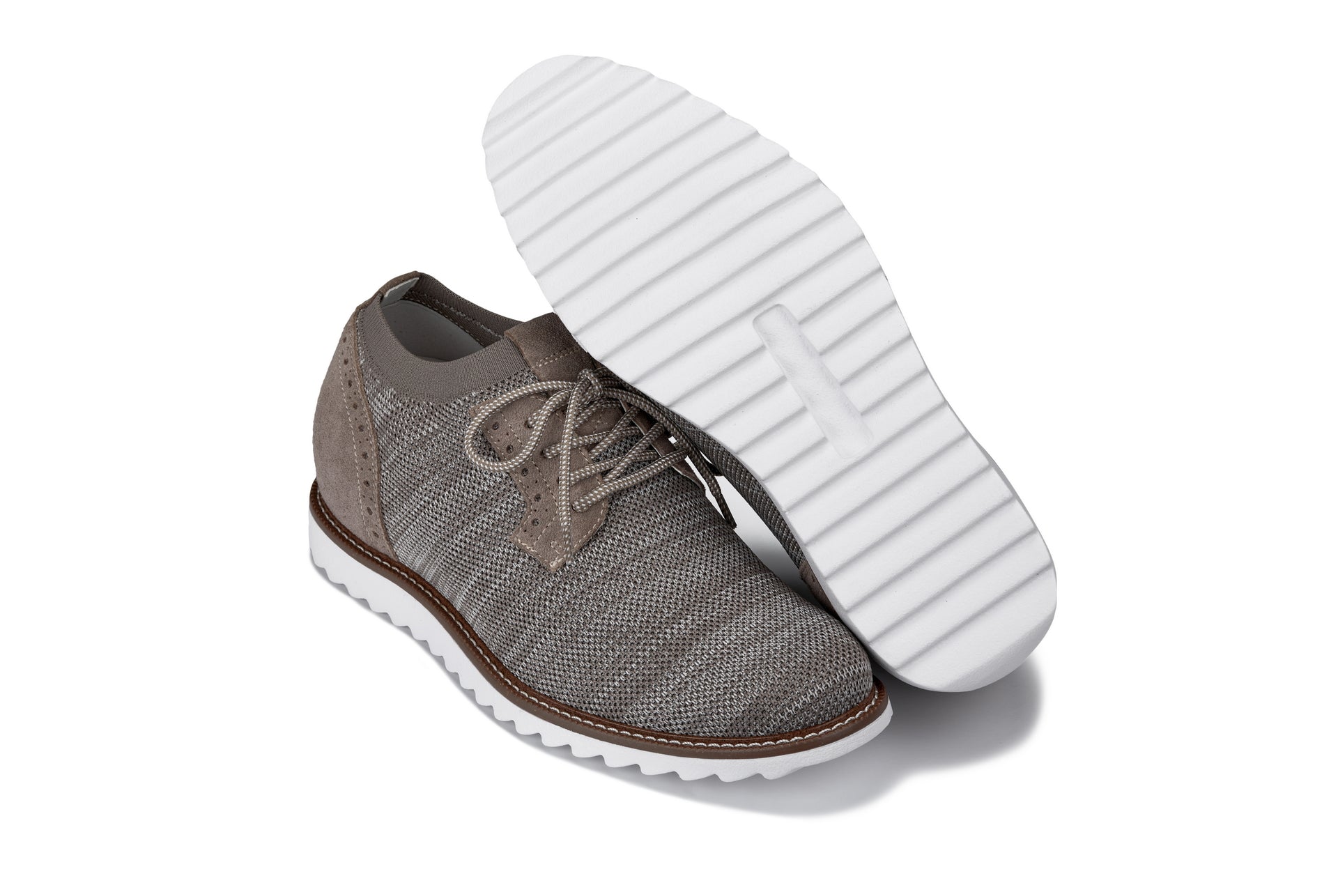 J1506 - Men's Shoes 3.2 Inches Taller (Camel Brown) - Men's Shoes