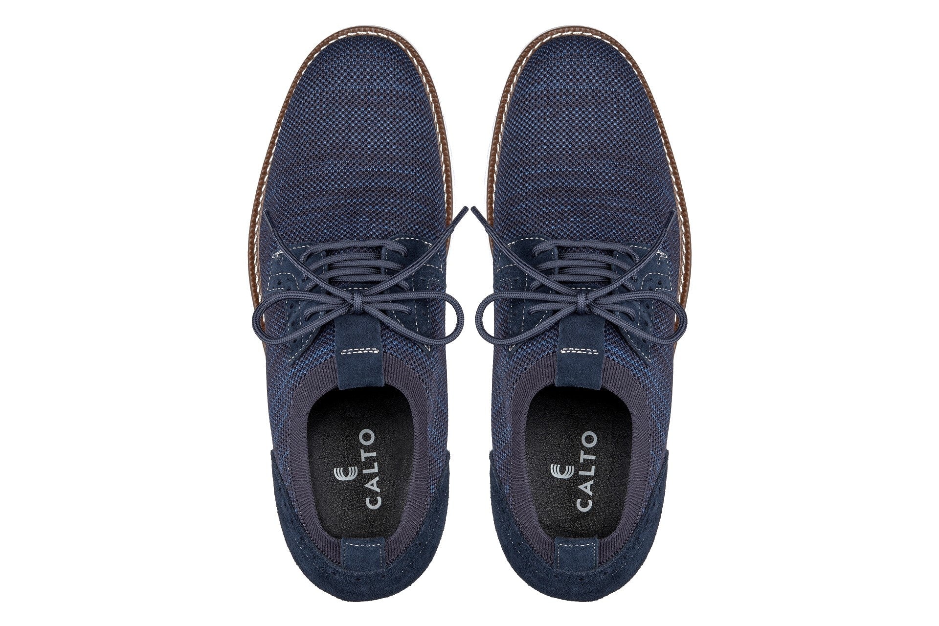 J1507 - 3.2 Inches Taller (Navy) - Men's Shoes