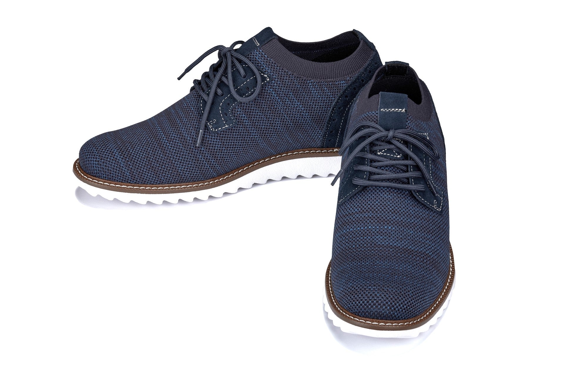J1507 - 3.2 Inches Taller (Navy) - Men's Shoes