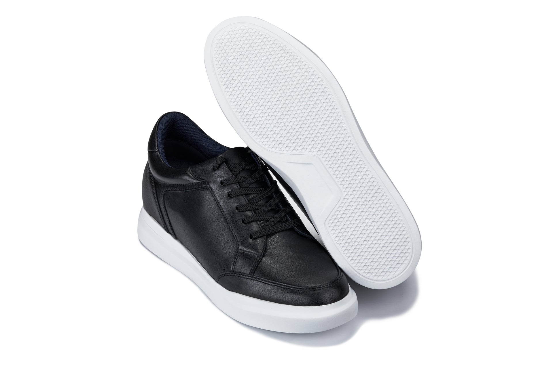 J1562 - 2.6 Inches Taller (Black) - Men's Sneakers