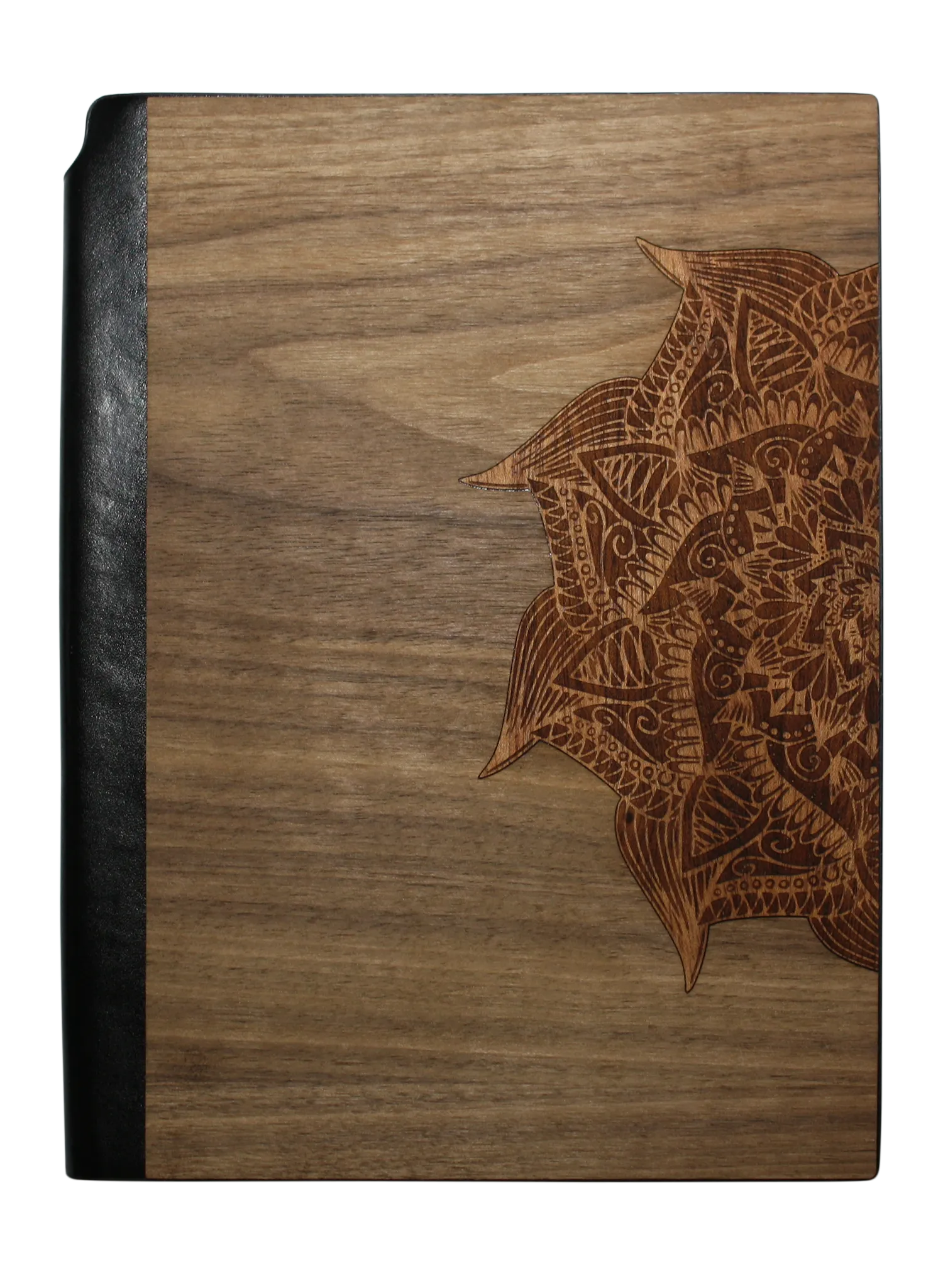 Wooden Journal / Planner | Yoga Mandala Inlay