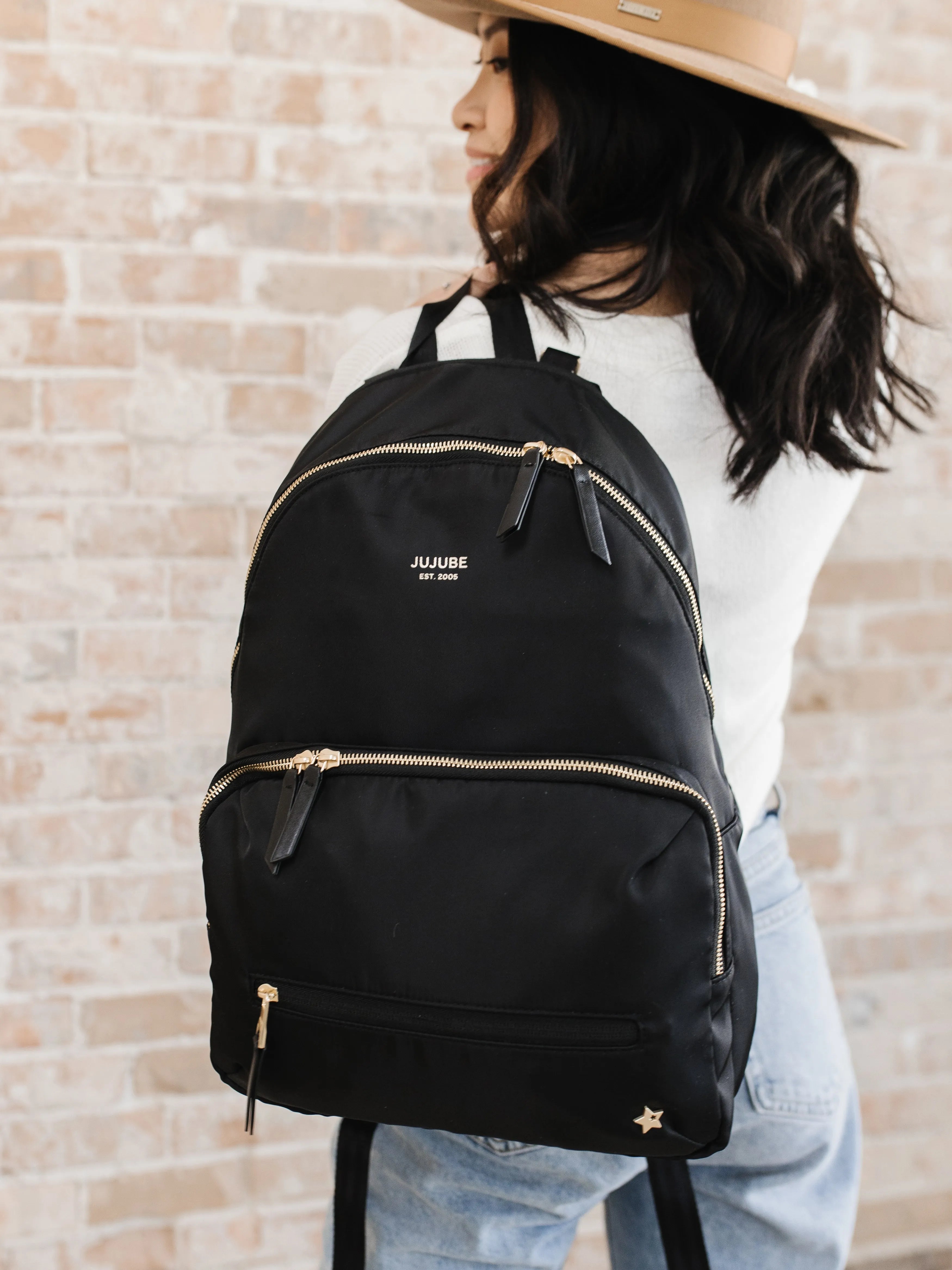 Everyday Backpack Diaper Bag - Black
