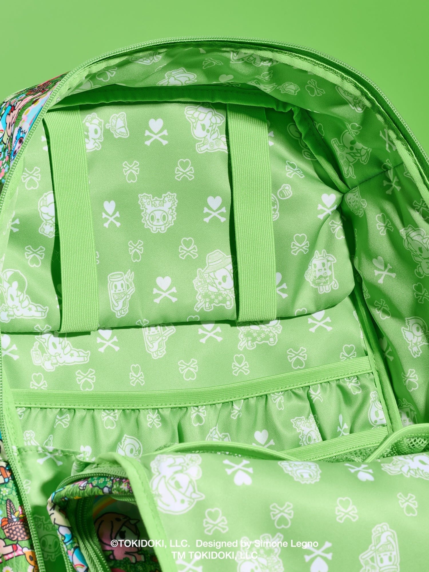 tokidoki Zealous Diaper Bag Backpack - Meadow Blooms