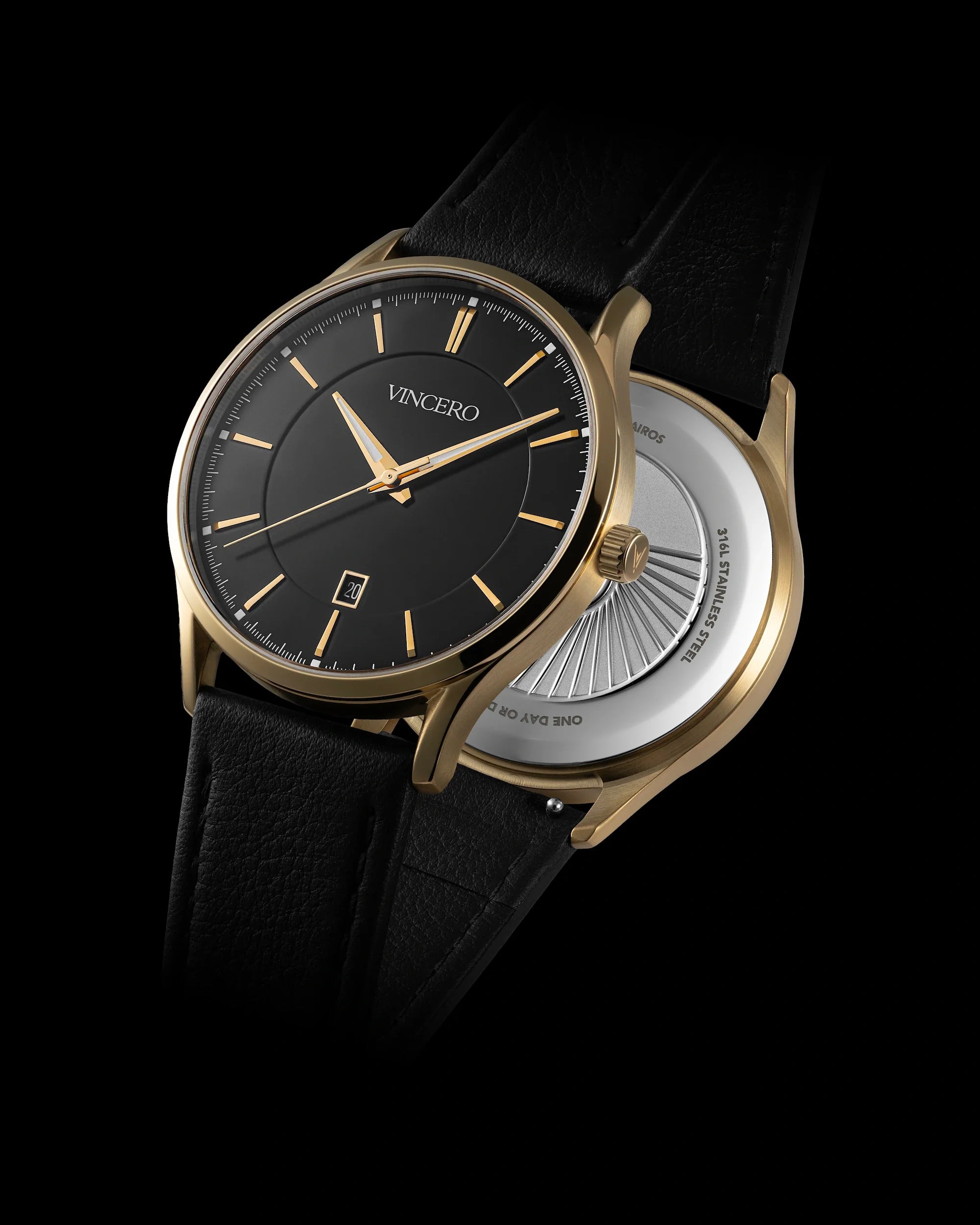 The Kairos Men's Watch II - Gold Onyx